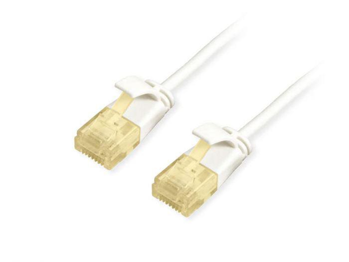 Equip 62600007101 Slim-Patchkabel, Cat.6A, U/UTP, 0.15m, Weiß