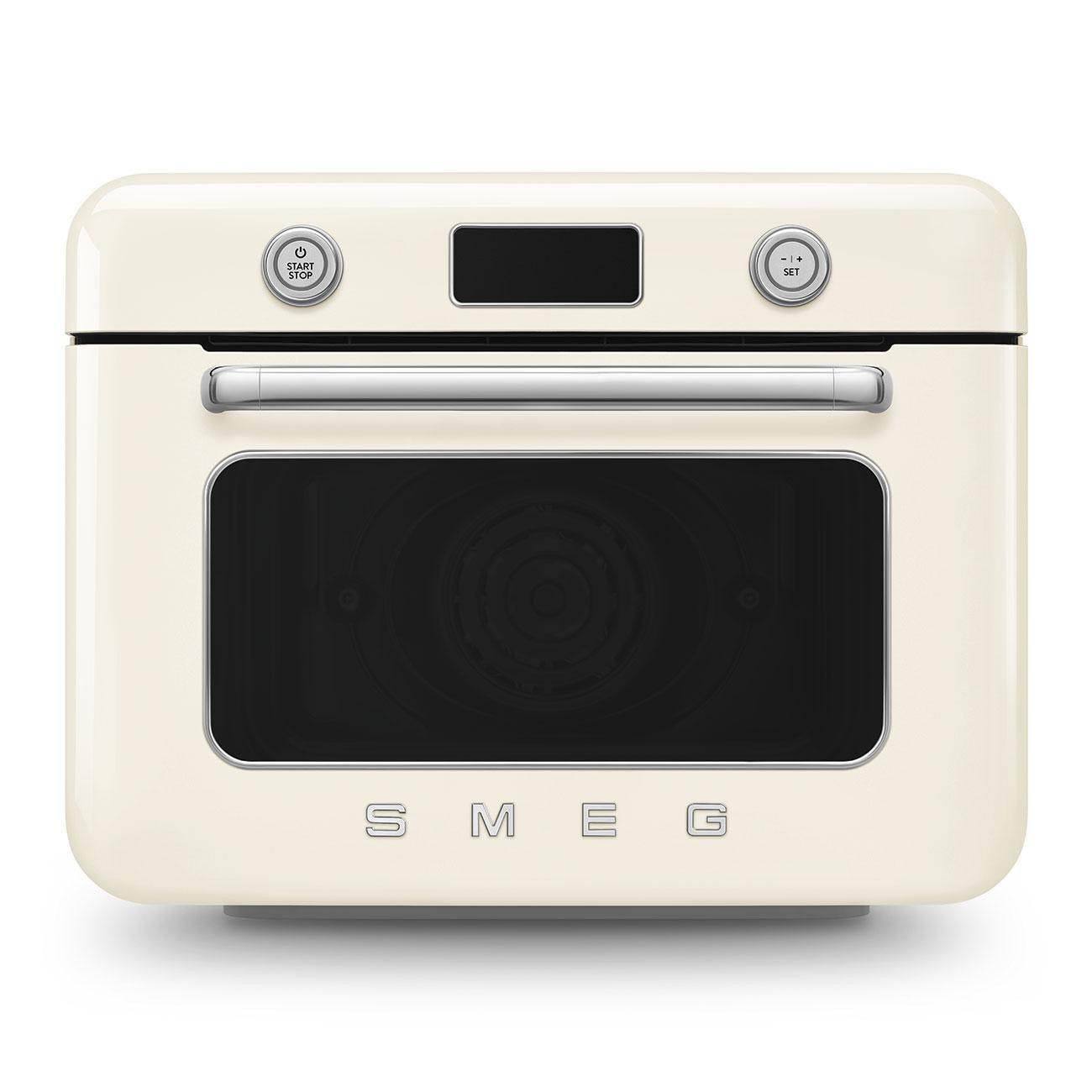 Smeg 50'S Style Kombi-Tisch-Dampfbackofen Creme Beige Cof01creu - Image 2