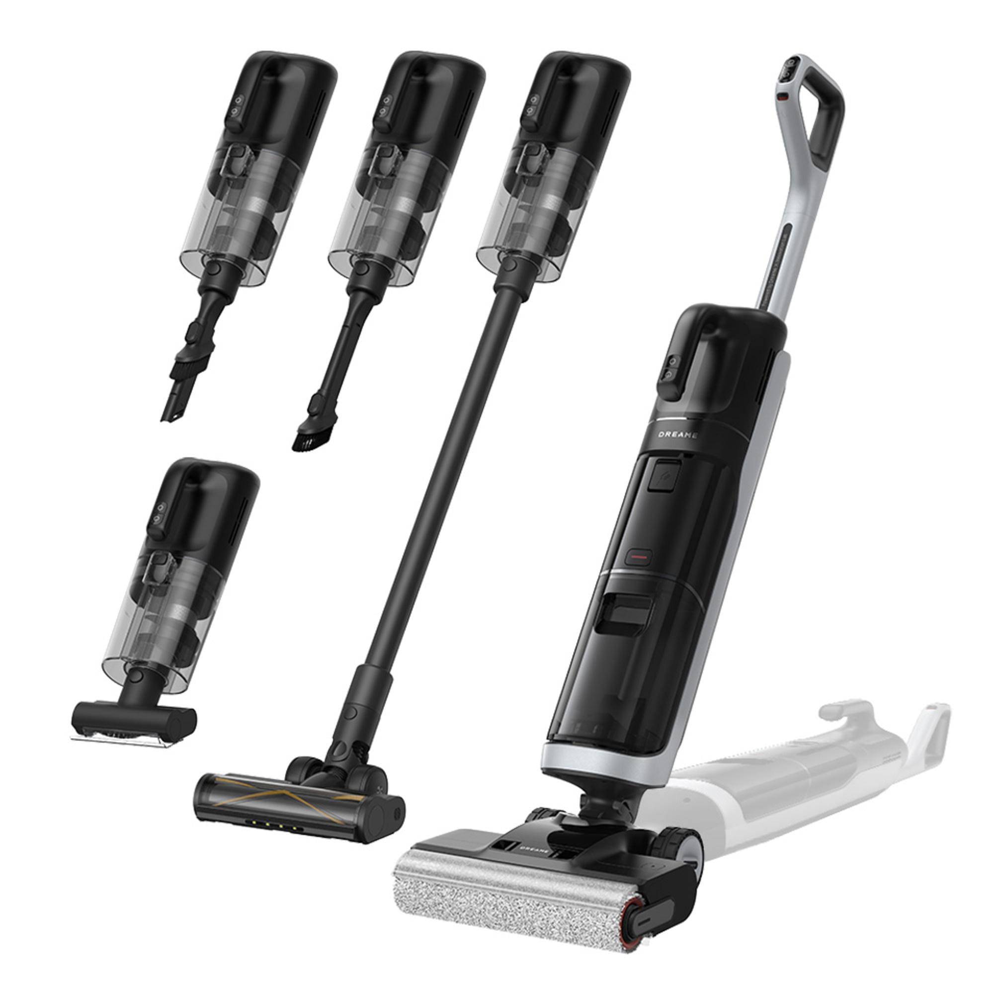 Dreame H14 Dual 5-In-1 Nass-/Trockensauger, 18.000 Pa Saugkraft, 180° Flach Aufliegend, 60 °C Heißwasser-Selbstreinigung, 5-Minuten-Warmtrocknung, 75 Min. Laufzeit - Image 3