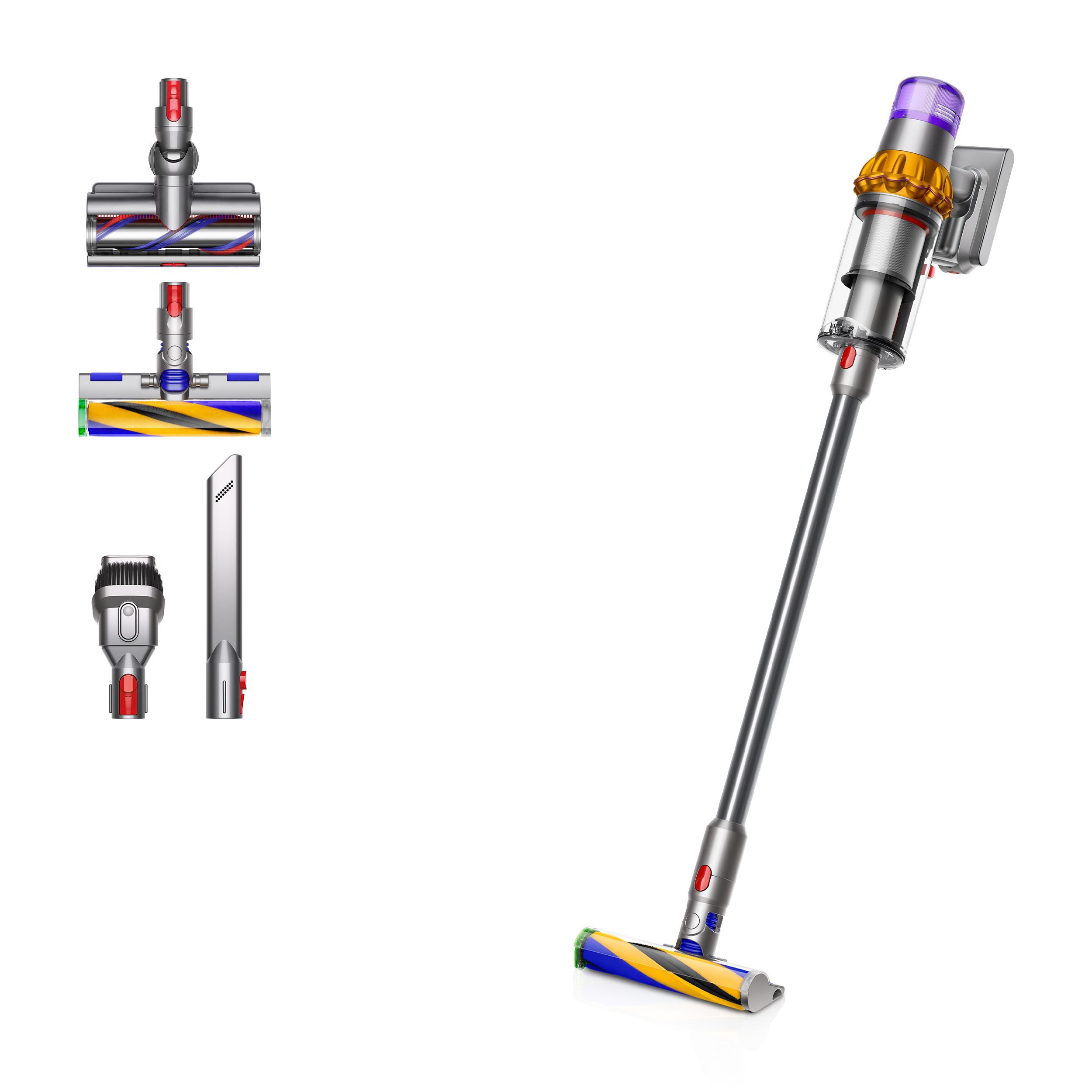 Dyson Nickel Gelb Akku-Hand-Und Stielstaubsauger "Dyson V15 Detect Absolute Nickel/Gelb" 240 Airwatt Saugkraft Stauberkennungssensor von Baur - Image 6