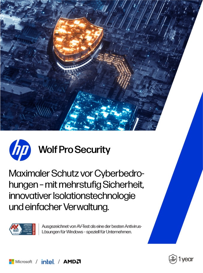HP Wolf Pro Security für 1 Jahr - Elektronische Lizenz für 1 Gerät (100-499 Lizenzen)