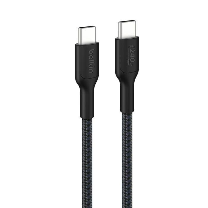 Belkin BOOST CHARGE 240W USB-C/USB-C-Kabel 3 m Schwarz