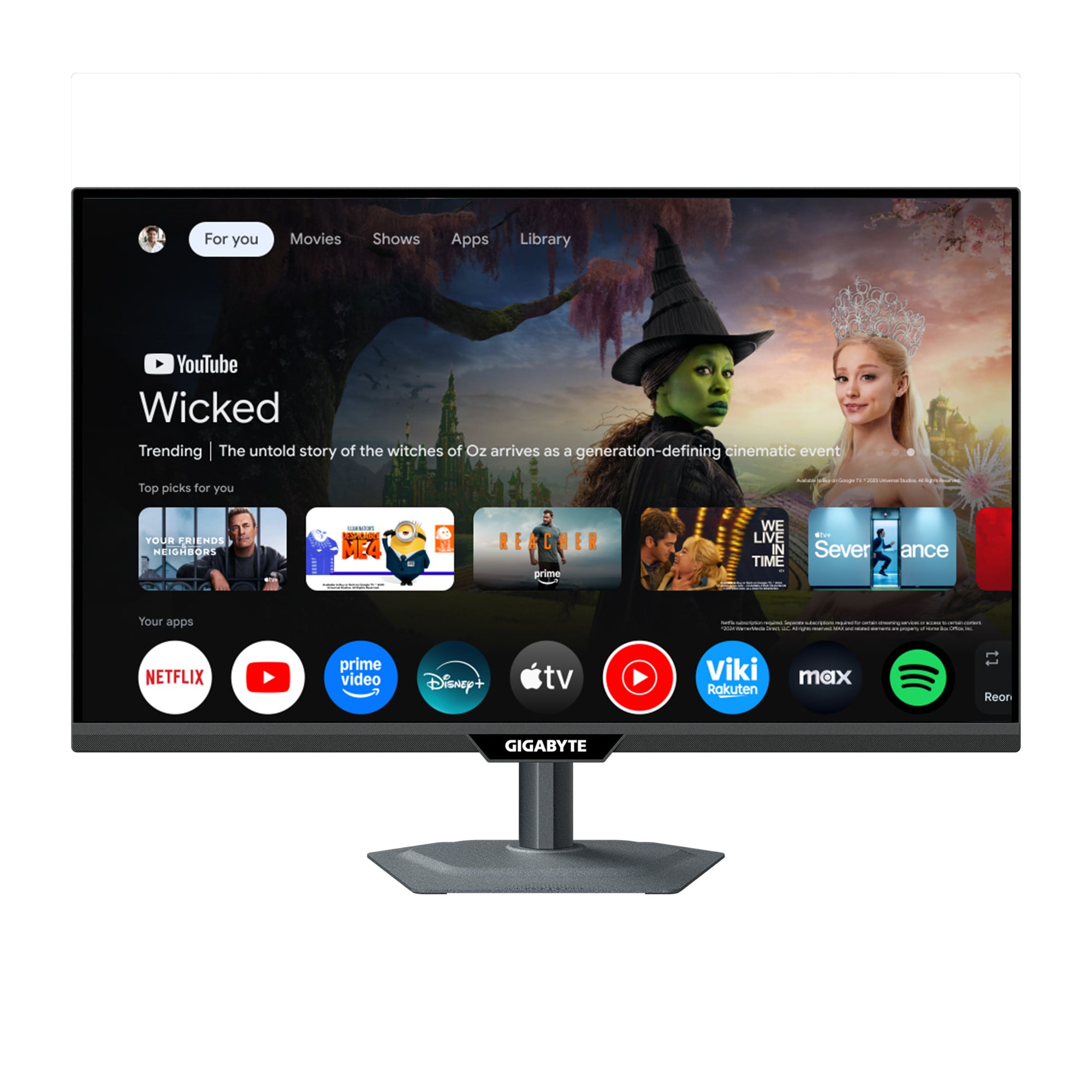 Image of 27" GIGABYTE M27QS - 2560x1440 (QHD) - 180Hz - IPS