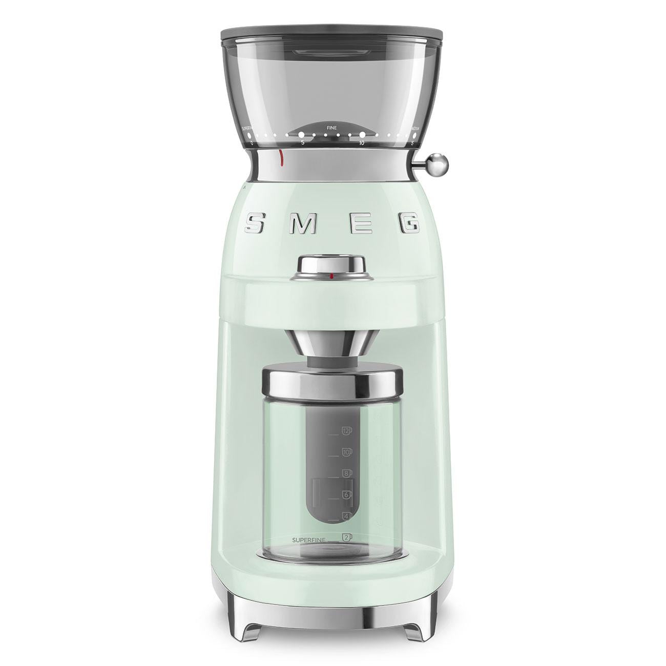 Smeg Kaffeemühle 50'S Style Pastellblau Größe 15 Grün
