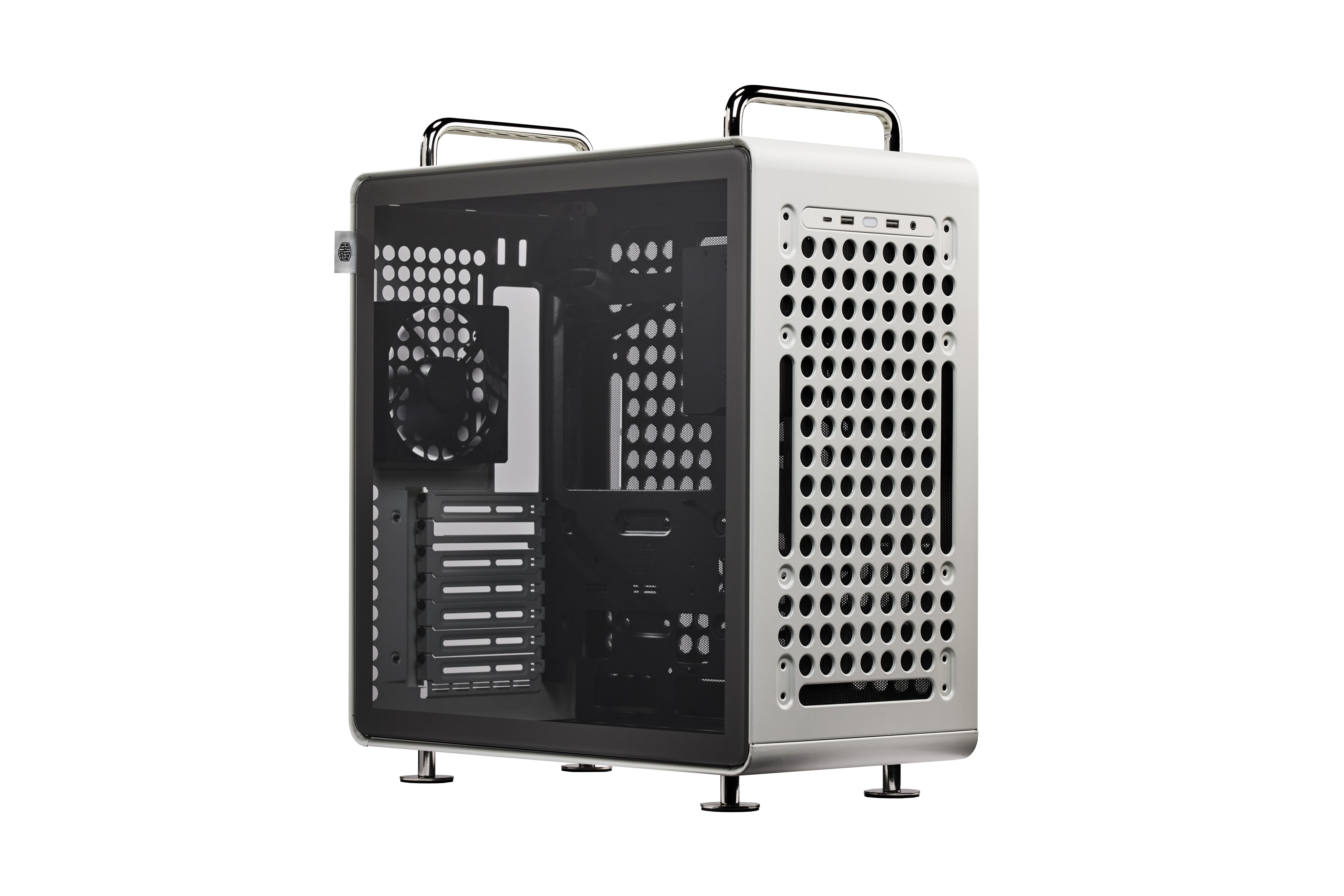 Coolermaster Cooler Master Qube 540 Gaming Pc Gehäuse Midi-Tower Moonstone Seitenfenster Q540-Lgnn-S00 - Bild 3