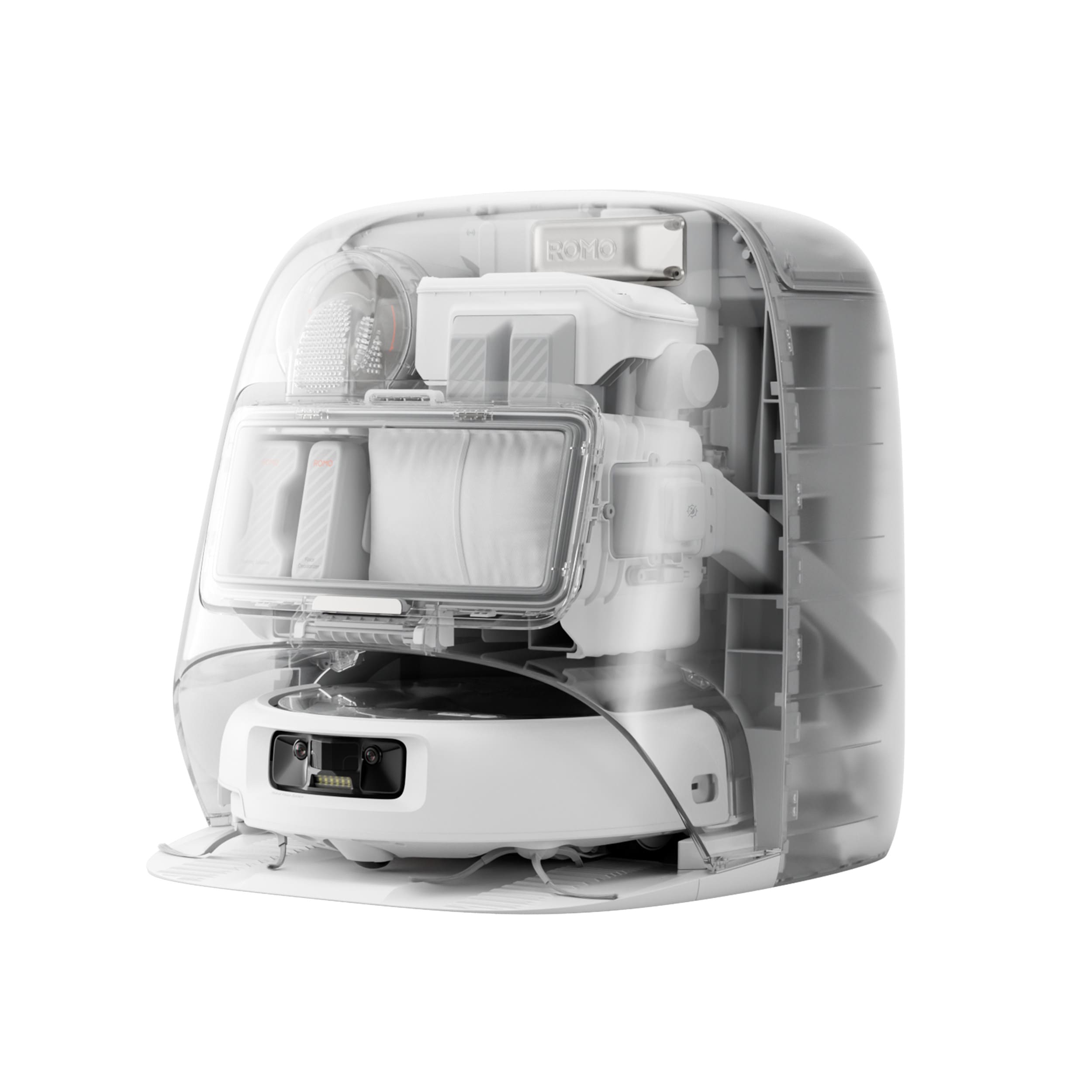 Joom Dji Unisex Transparent Romo P Robotic Vacuum Cleaner 25000 Pa - Bild 5