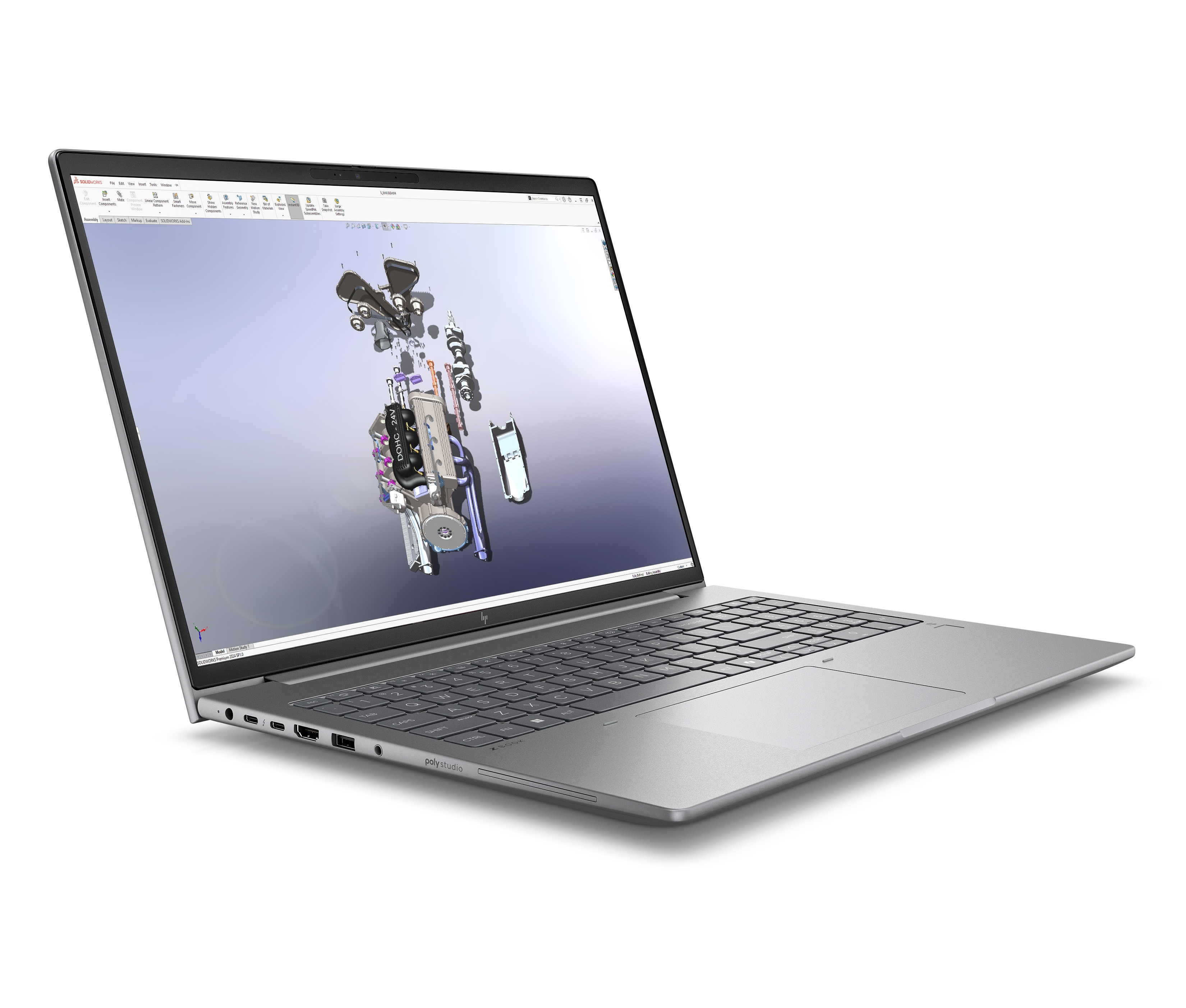 HP ZBook X G1i B72W0ET 16 Zoll Laptop Intel Core Ultra 9 285H NVIDIA RTX PRO 2000 Blackwell 64 GB RAM 1 TB SSD Windows 11 Professional Silber Image