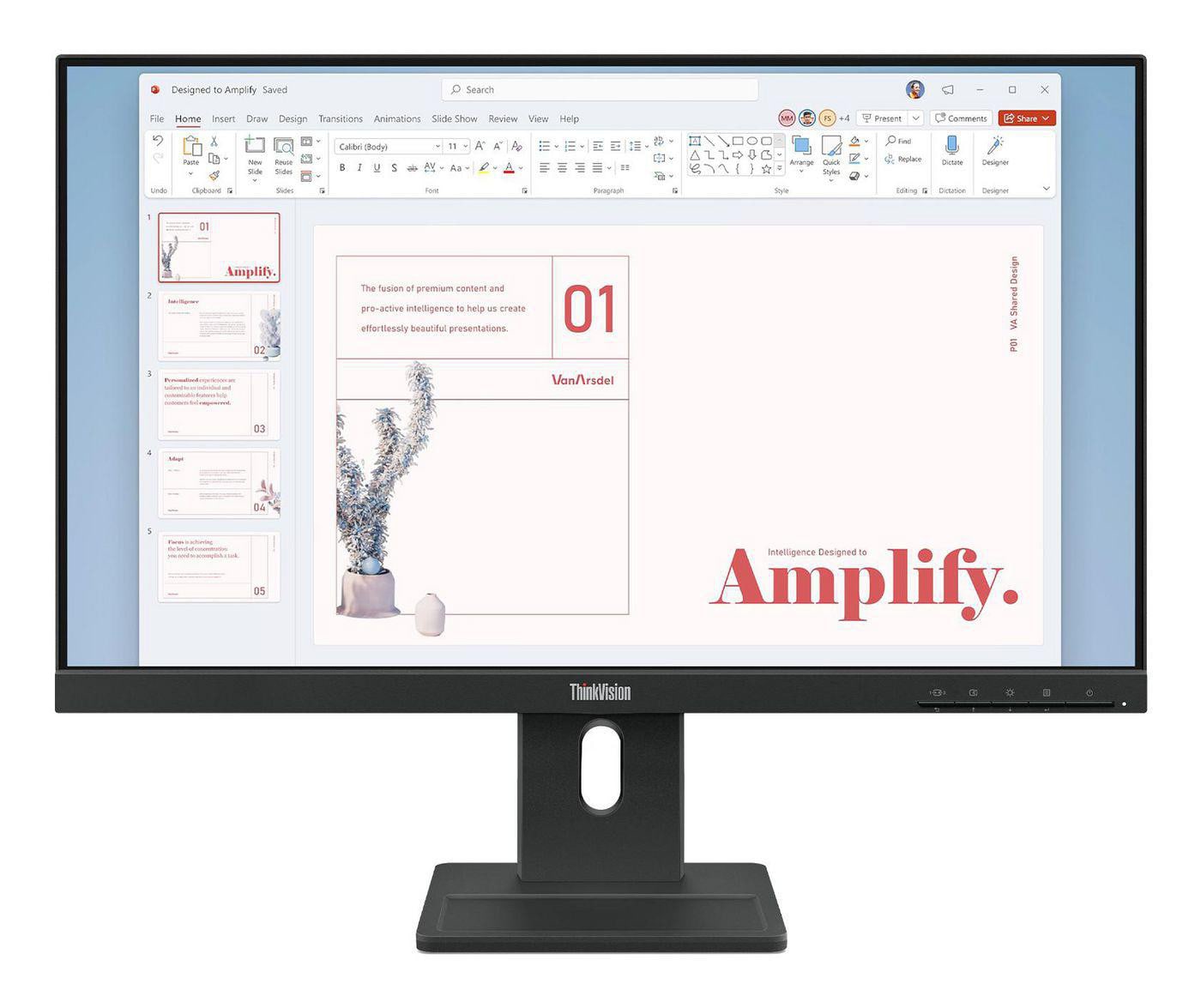 Image of Lenovo ThinkVision E24-40 23.8 Zoll Full HD IPS LED 16:9 100 Hz Office Monitor