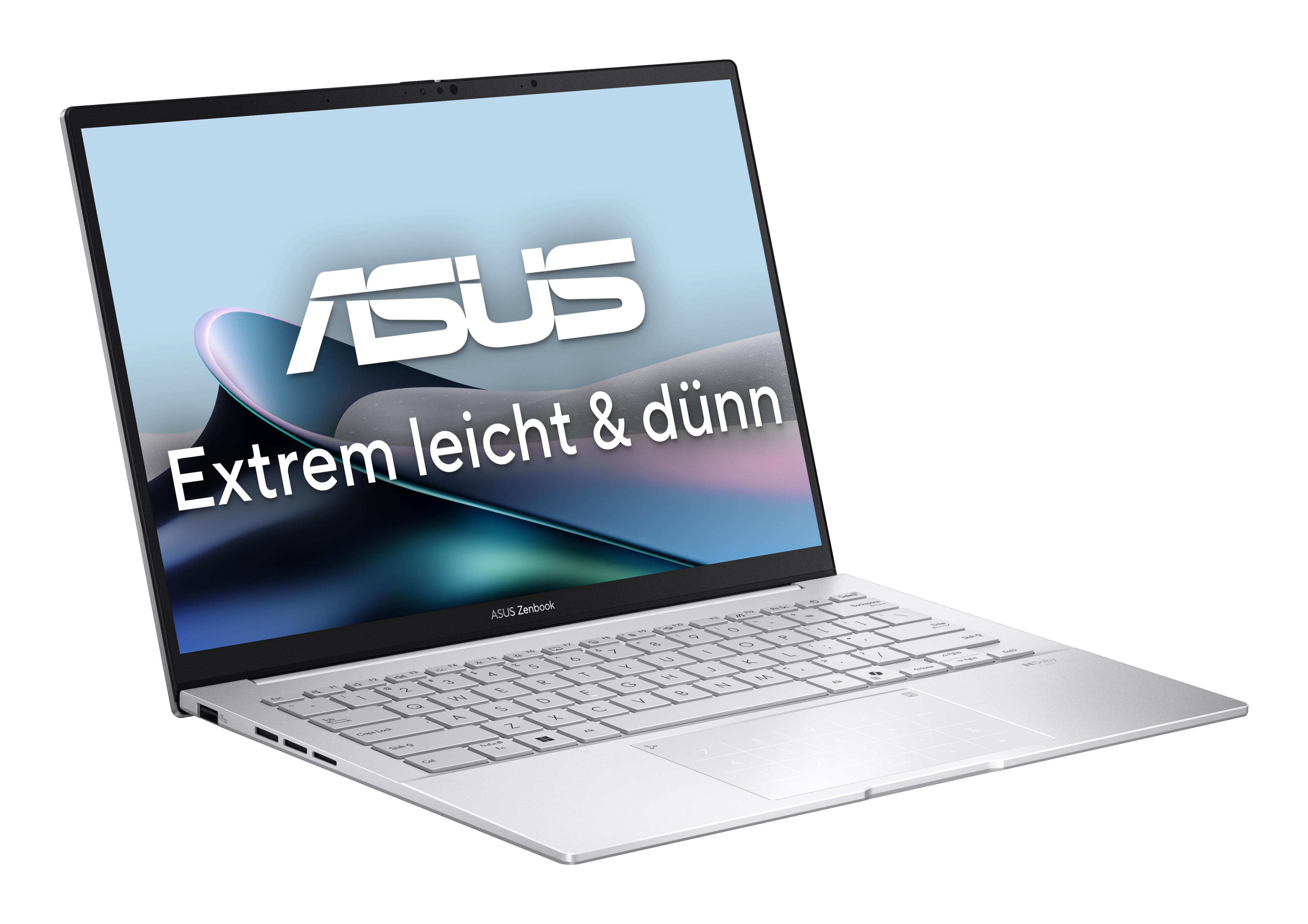 Asus Zenbook 14 Ux3405ca-Qd1302w 14" Wuxga Oled U7 255H 16Gb/1Tb Win11 Silber 90Nb14w2-M01xb0 - Image 3
