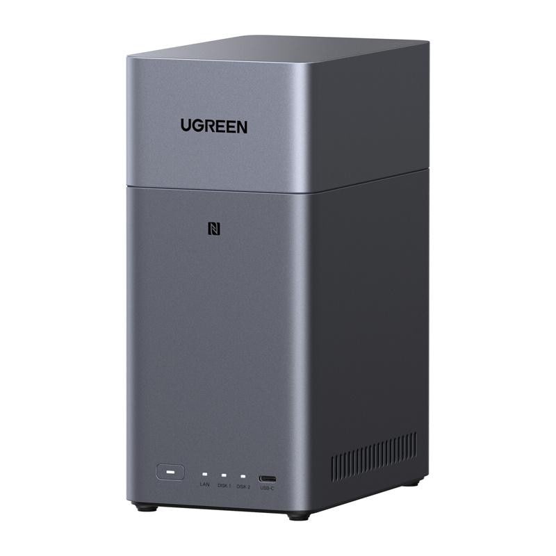 Ugreen Nas Extern Nasync Dh2300 2-Bay 60Tb Arm 8-Core Hdmi 4K Usb 3.2 Backup - Image 3