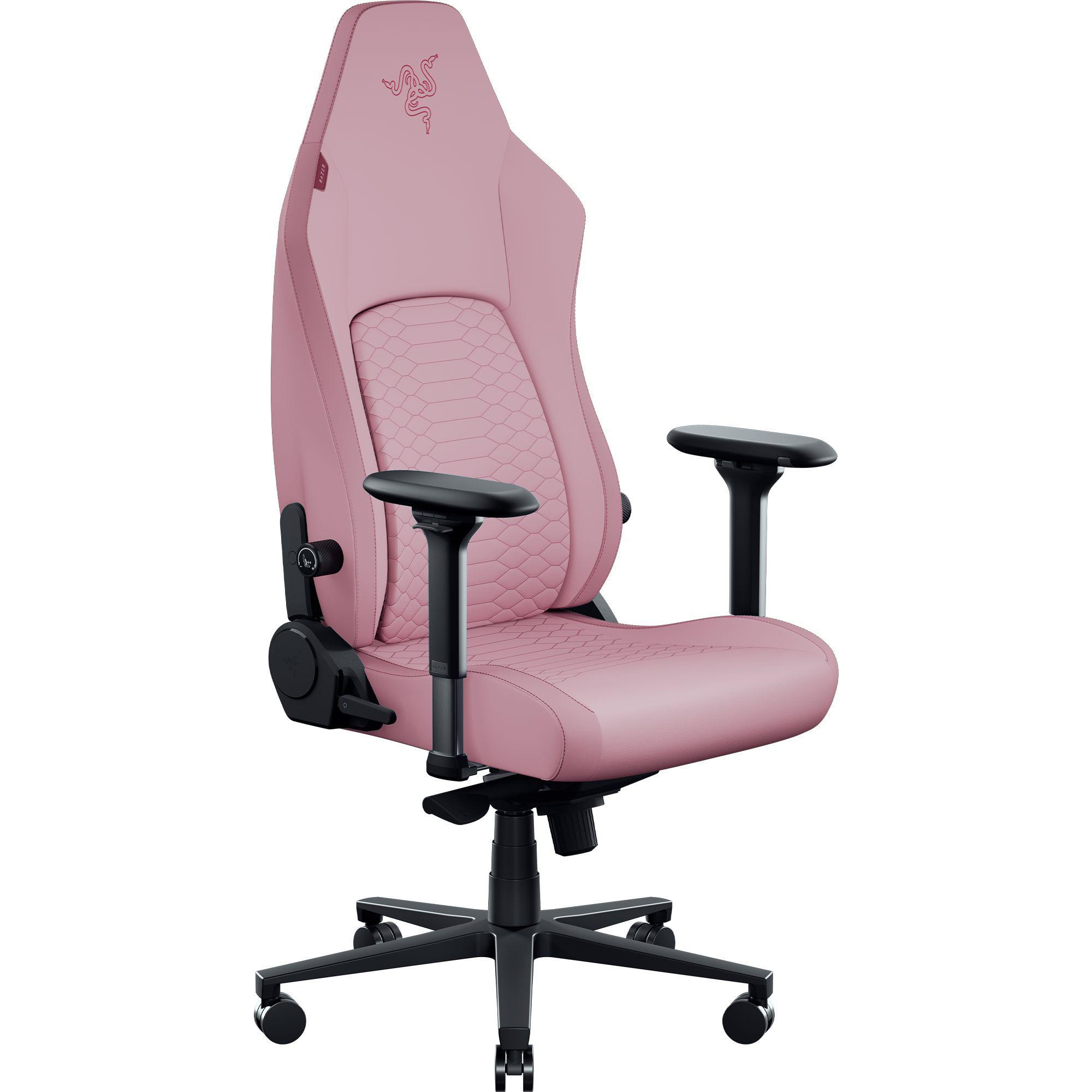 Razer Iskur V2 Newgen Quartz/- Gaming-Stuhl Mit Atmungsaktivem Komfort, Hyperflex™ Lordosenstütze Rosa Rz38-04900900-R3g1 - Image 3