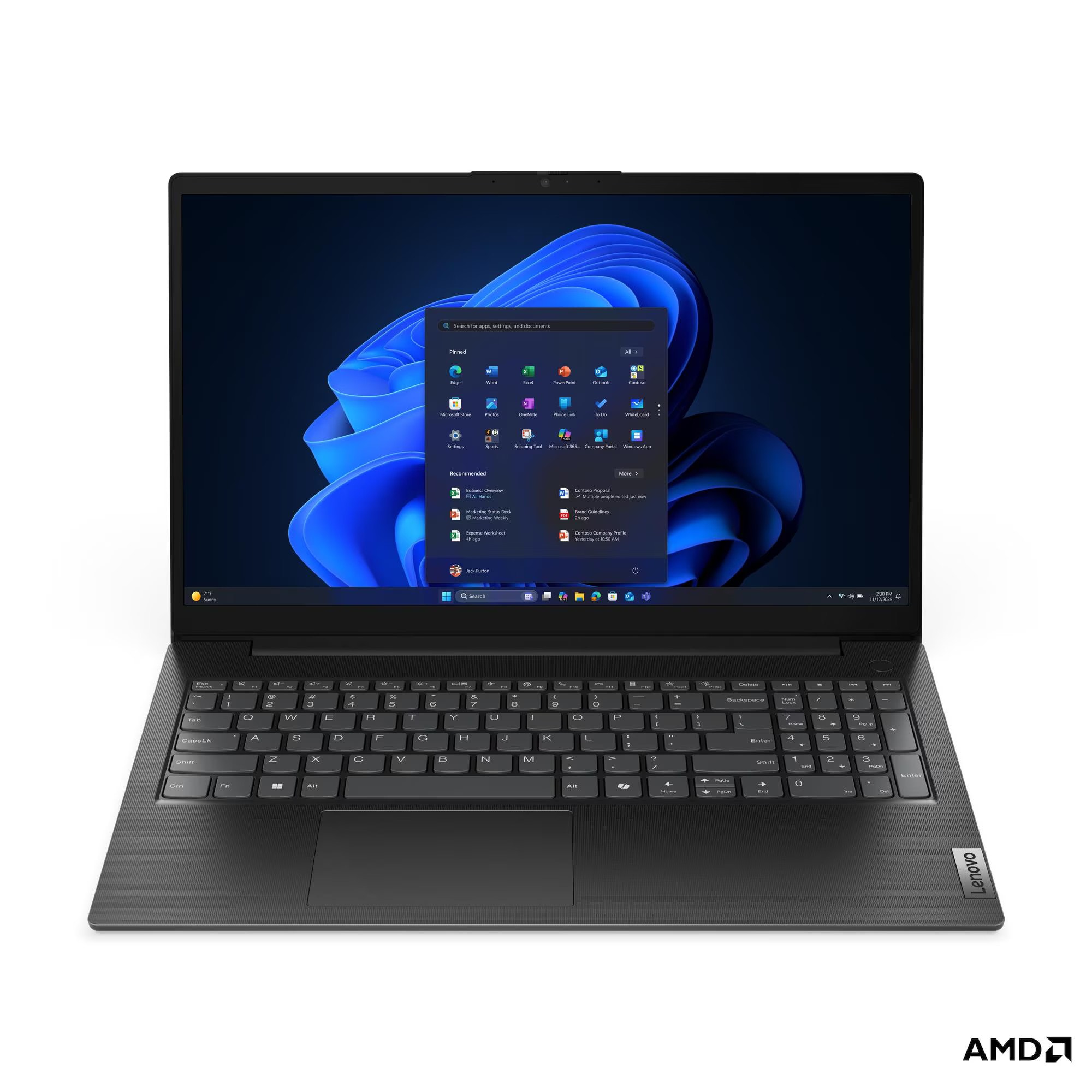 Lenovo V15 G6 Arp,6" Fhd Ips Ryzen 5 150 8Gb/256Gb Ssd Win11 Pro 83Uu001kge Größe 15 Schwarz