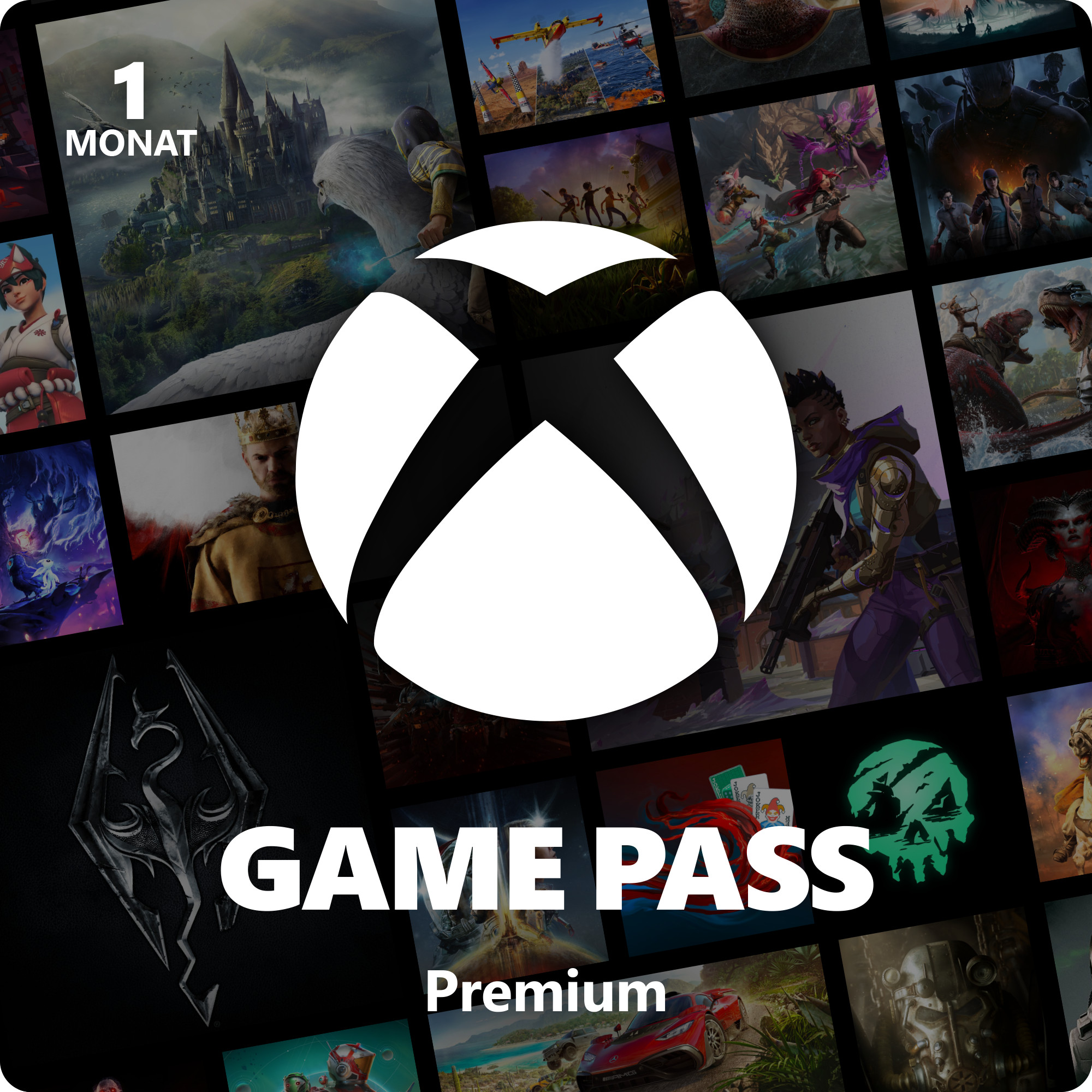 Microsoft Xbox Game Pass Premium 1M – 1-monatige Mitgliedschaft EP2-53859