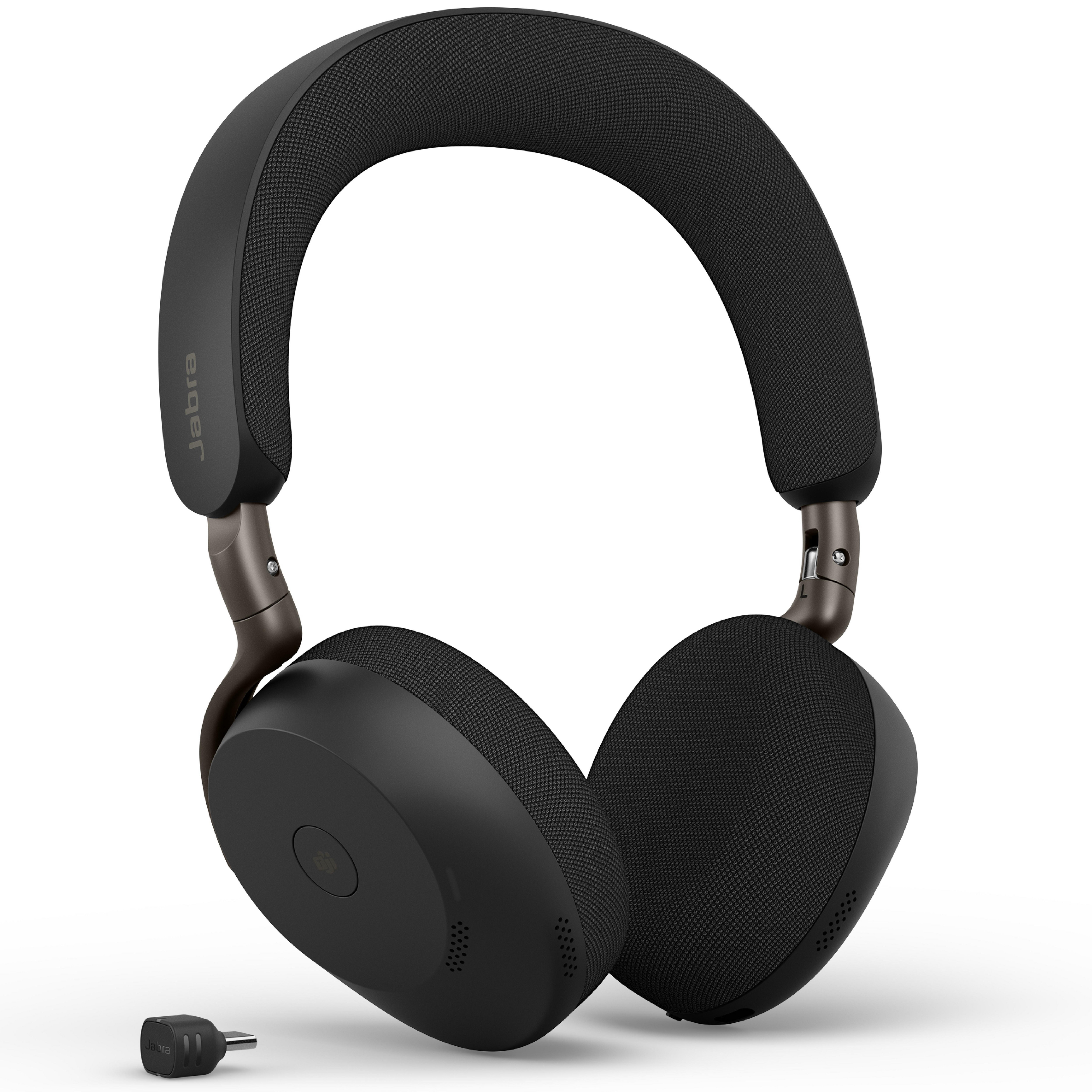 Jabra Evolve3 75 Ms Kabelloses Bluetooth-Headset Inkl. Usb-C Dongle Und Kabellosem Ladepad, Anc (Aktive Geräuchunterdrückung) Schwarz 37599-999-889 - Bild 4