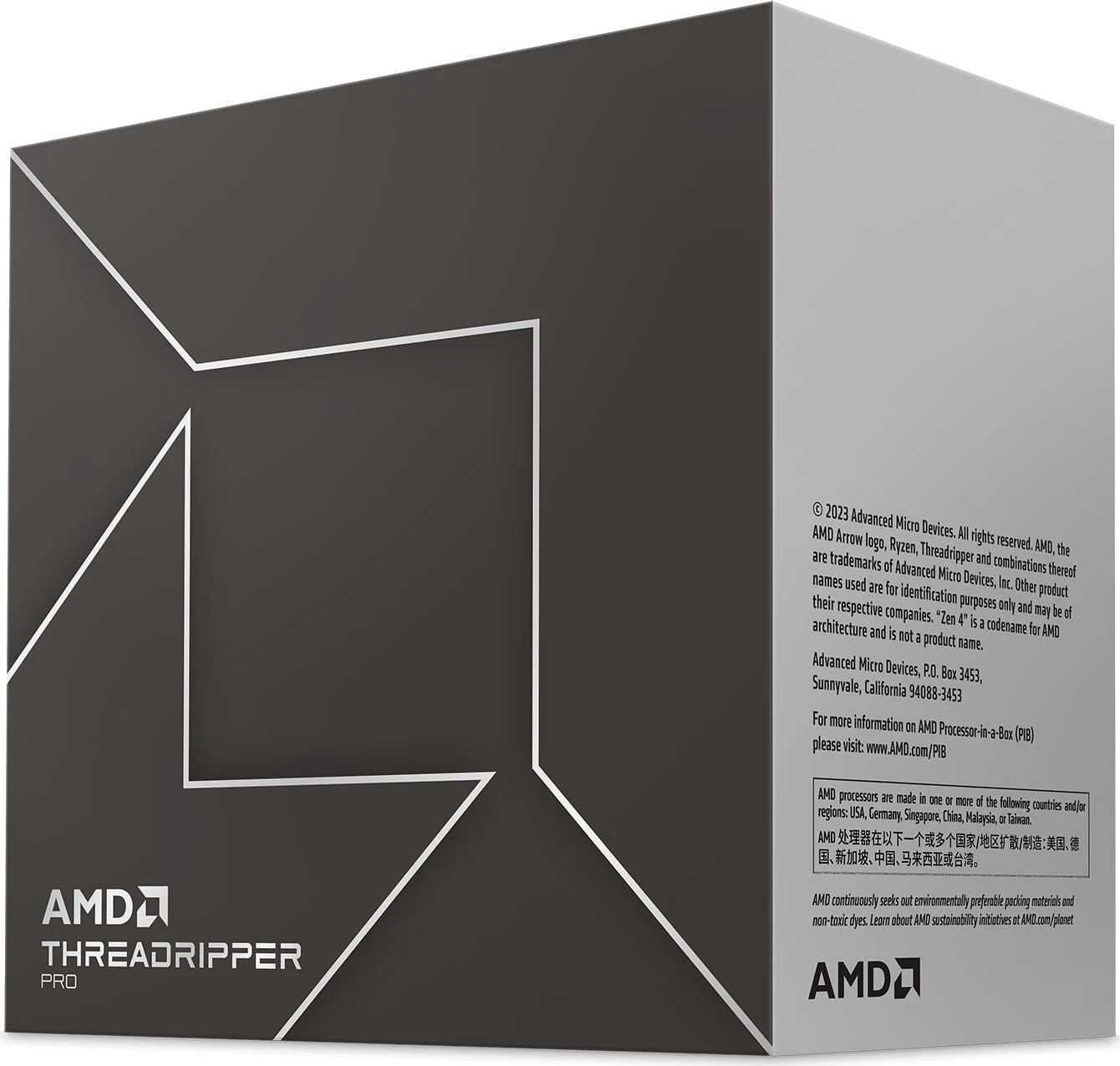 Image of AMD Ryzen™ Threadripper™ PRO 7955WX 16-Kern CPU, Sockel sTR5, Boxed (ohne Kühler)
