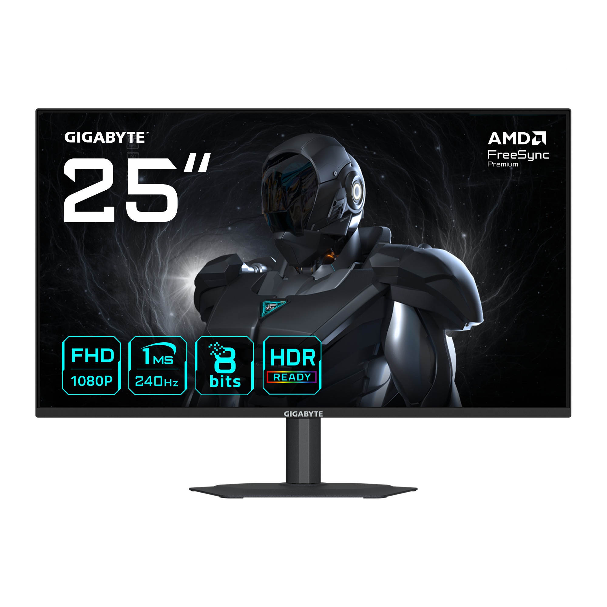 Image of 24,5" GIGABYTE G25F2A - LED monitor - Full HD (1080p) - 25" - HDR