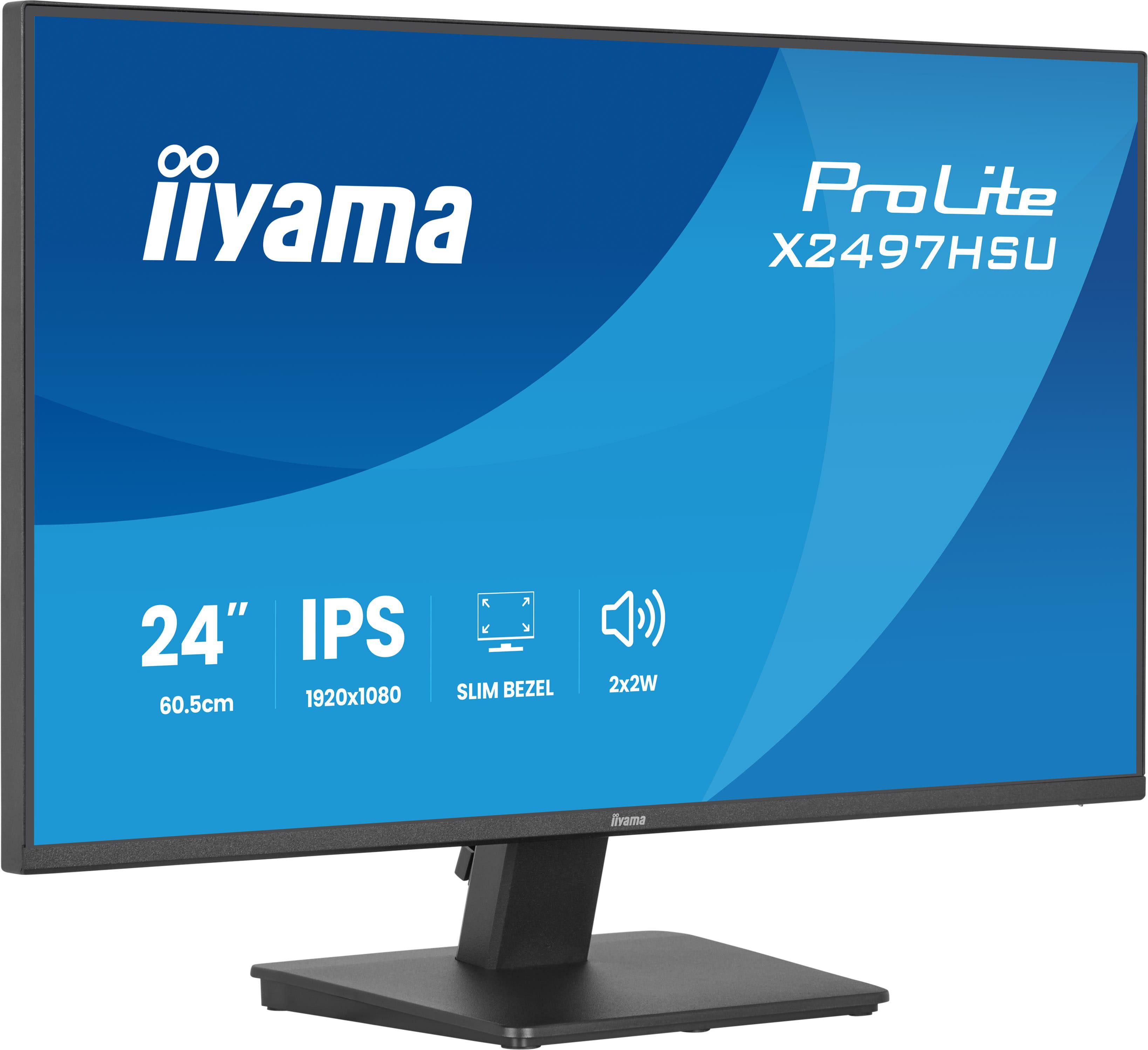Iiyama Prolite 24" Fhd Ips 16:9 120 Hz Monitor Schwarz X2497hsu-B1 - Bild 3