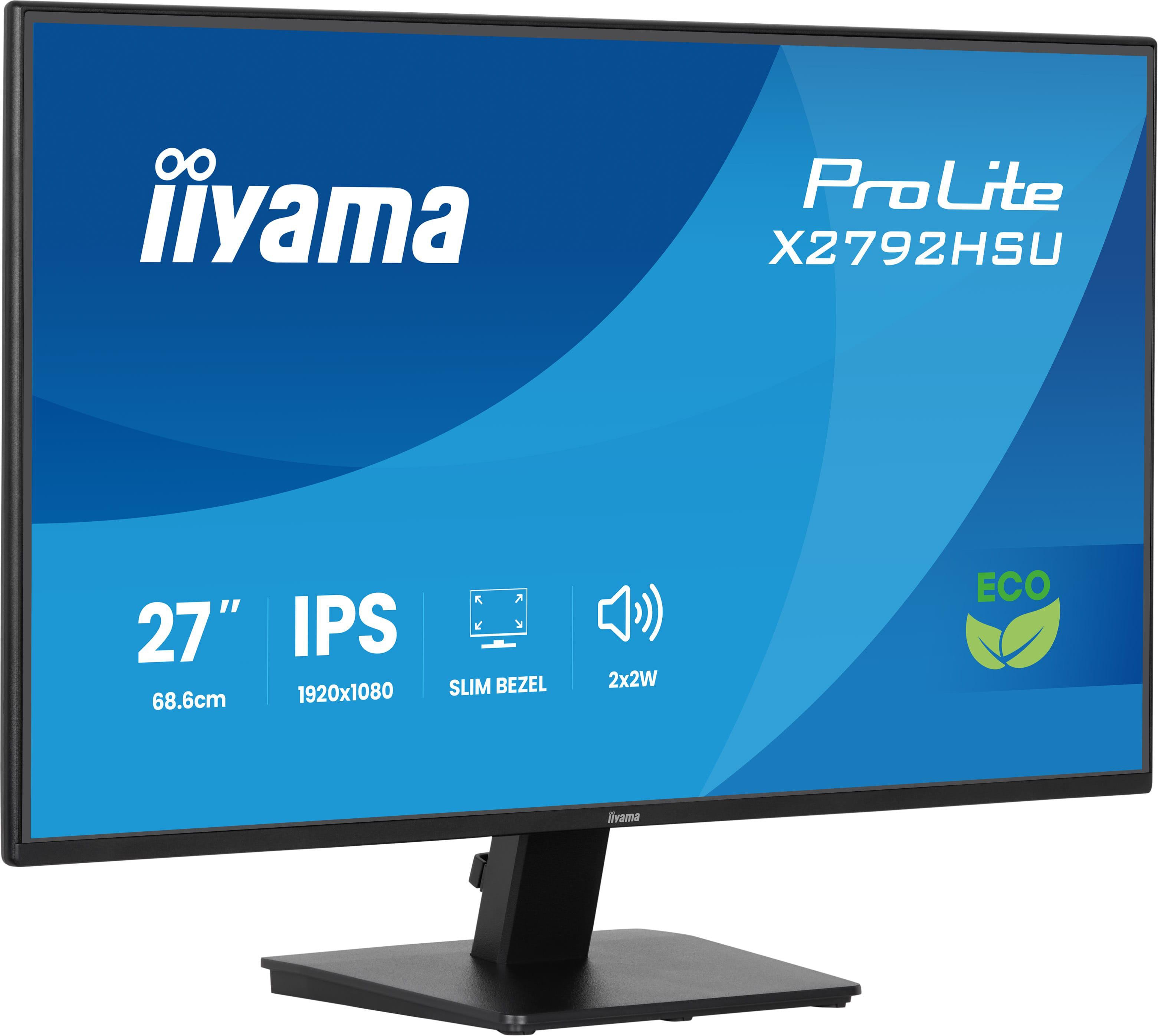 iiyama X2792HSU-B1 (1920 x 1080 Pixel, 27"), Monitor, Schwarz - Bild 4