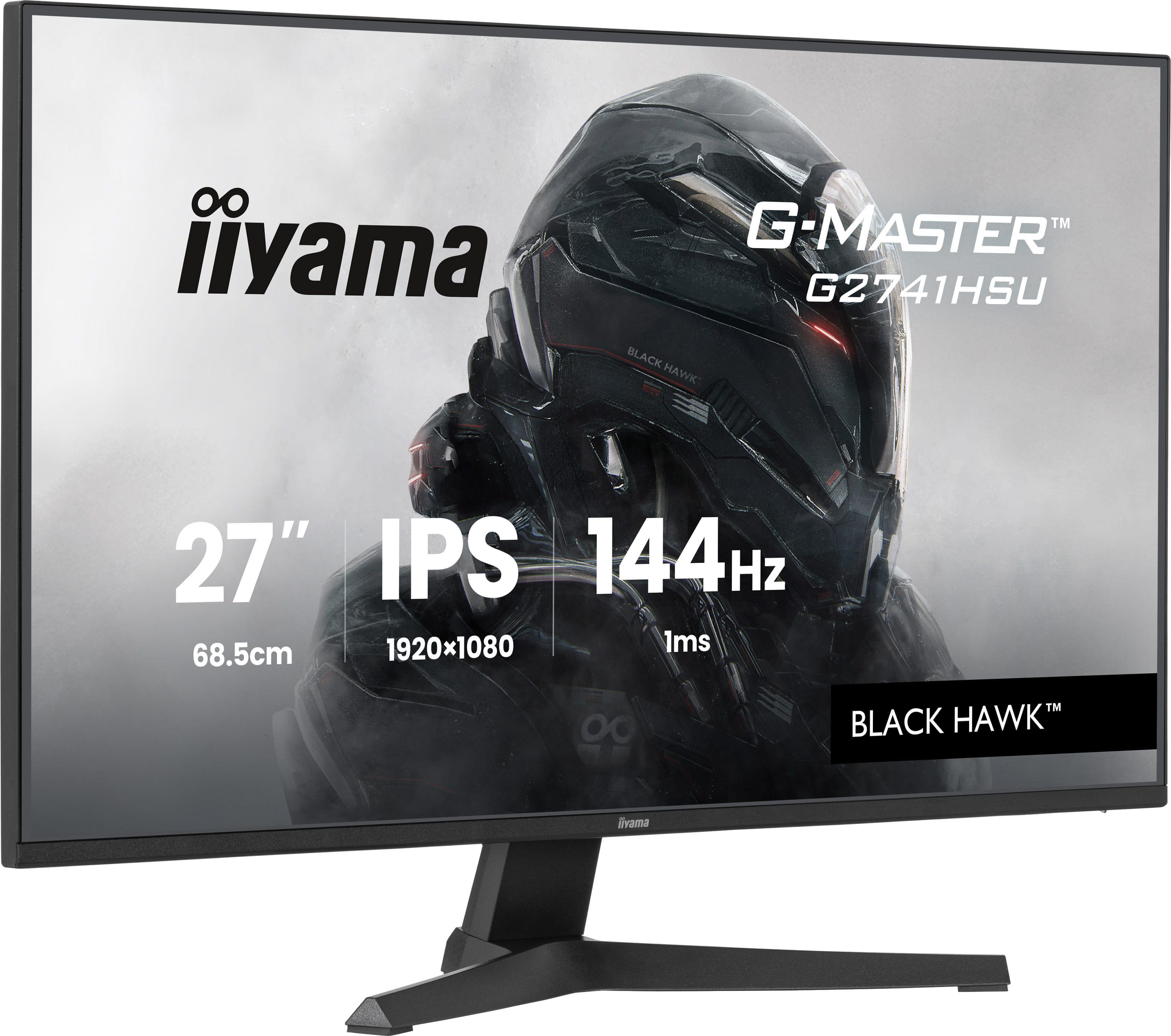 iiyama 68.6cm (27") G2741HSU-B1 16:9 HDMI+DP+2xUSB IPS (1920 x 1080 Pixel, 27"), Monitor, Schwarz - Bild 3