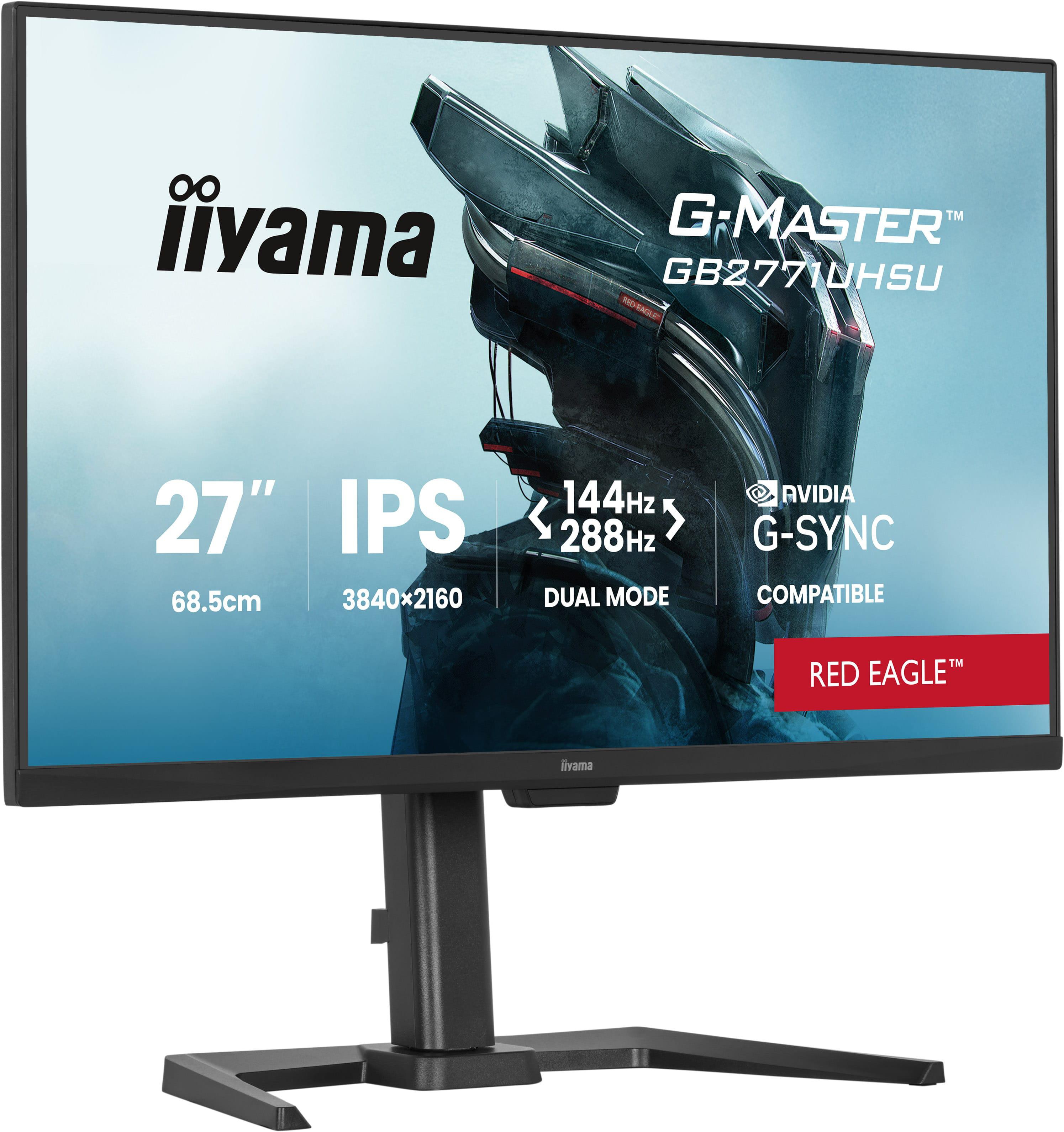Image of 27" iiyama G-MASTER Red Eagle GB2771UHSU-B1 - LED monitor - 4K - HDR