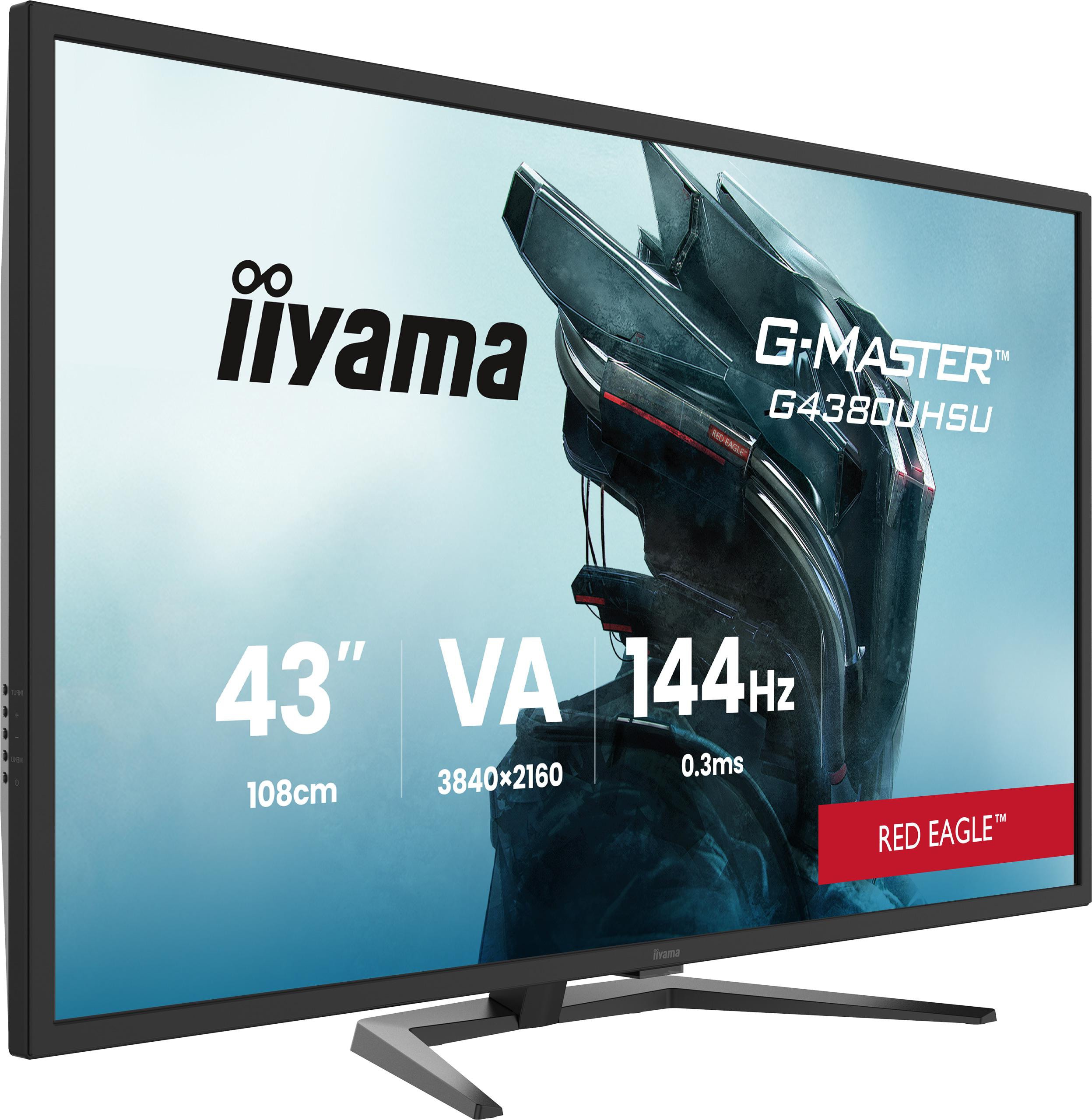 Iiyama G4380UHSU-B2 Gaming Monitor 42.5? 4K UHD VA, 144 Hz, 0.3 ms MPRT, USB-Hub, USB-C, Adaptiv Sync - Bild 3