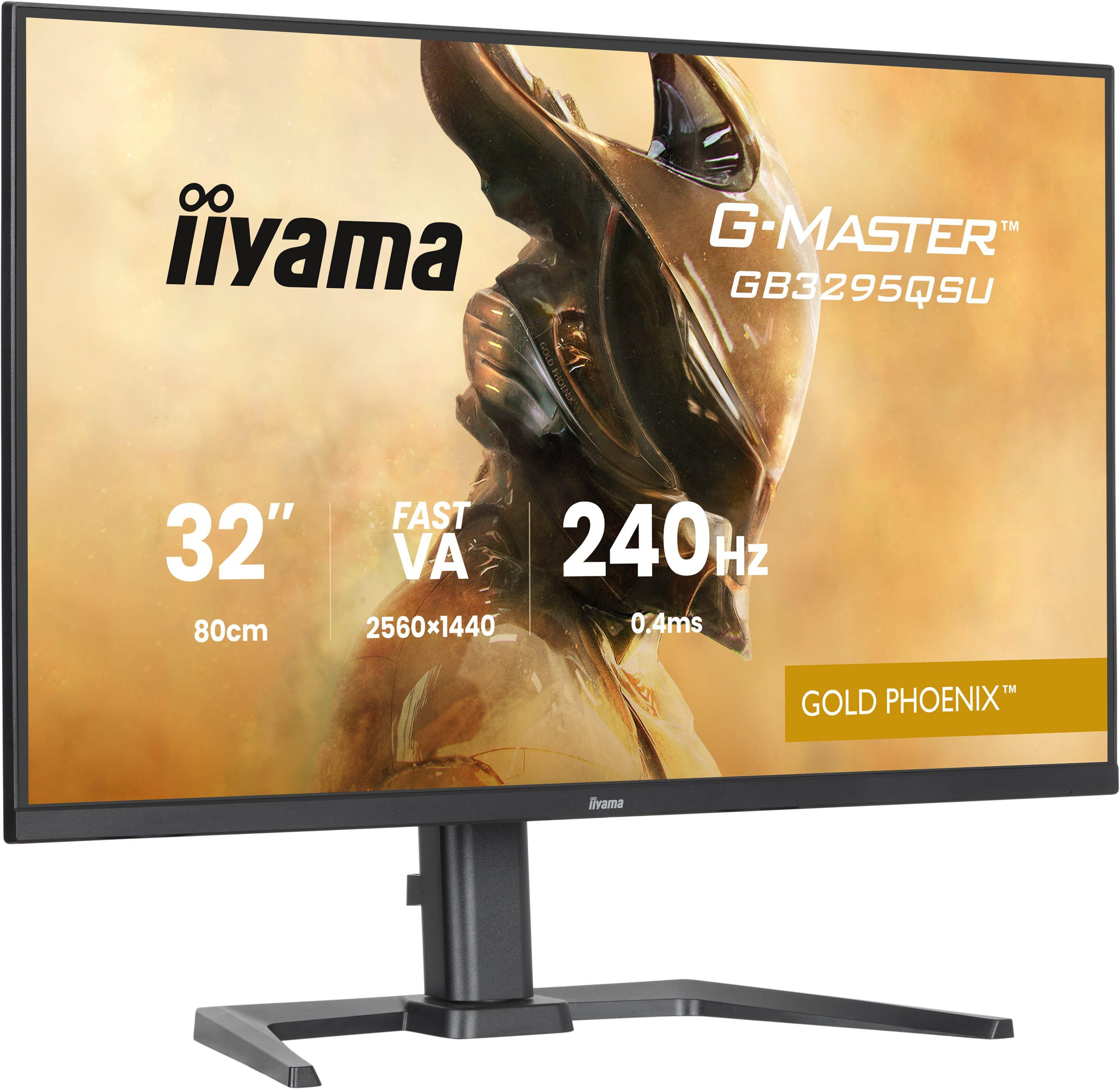 Iiyama G-Master Gold Phoenix Gb3295qsu-B1 Zoll Qhd Va 16:9 240 Hz Gaming Monitor Größe 32 Schwarz