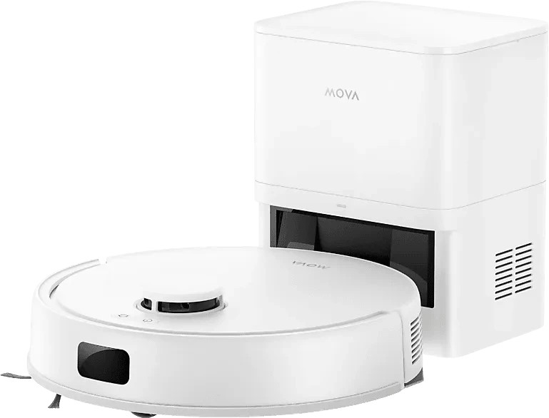 Mova E20 Plus Saugroboter Mit Wischfunktion 5000 Pa Ladestation Größe 5.000 Weiß