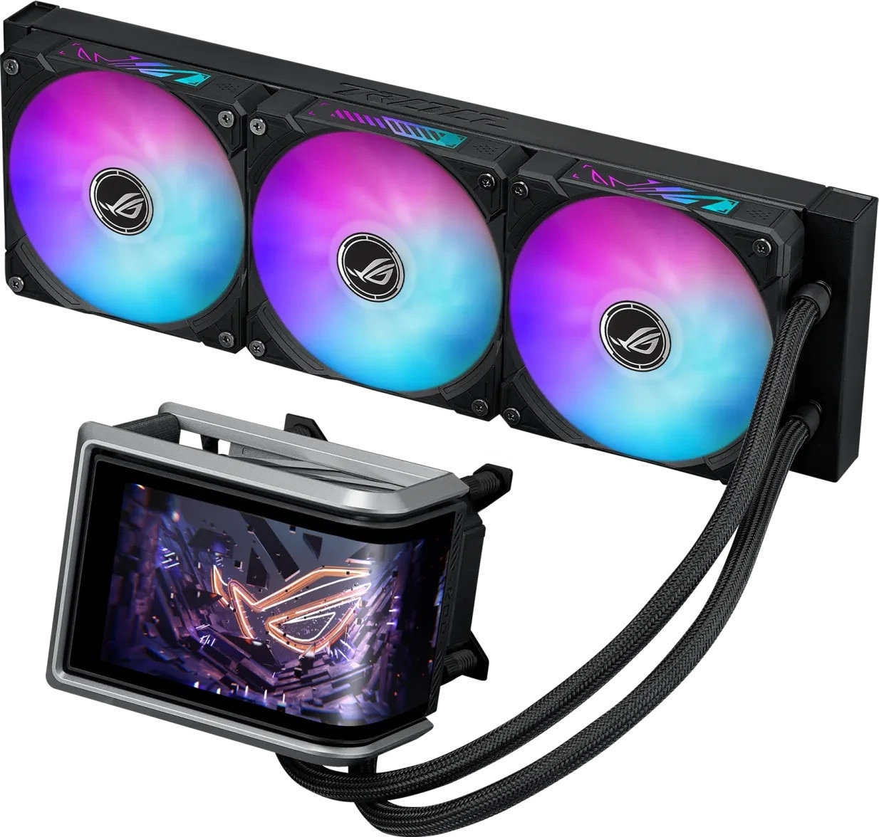 Asus Rog Ryuo Iv 360 Argb Komplettwasserkühlung Für Amd Und Intel Cpus Größe 3 Schwarz