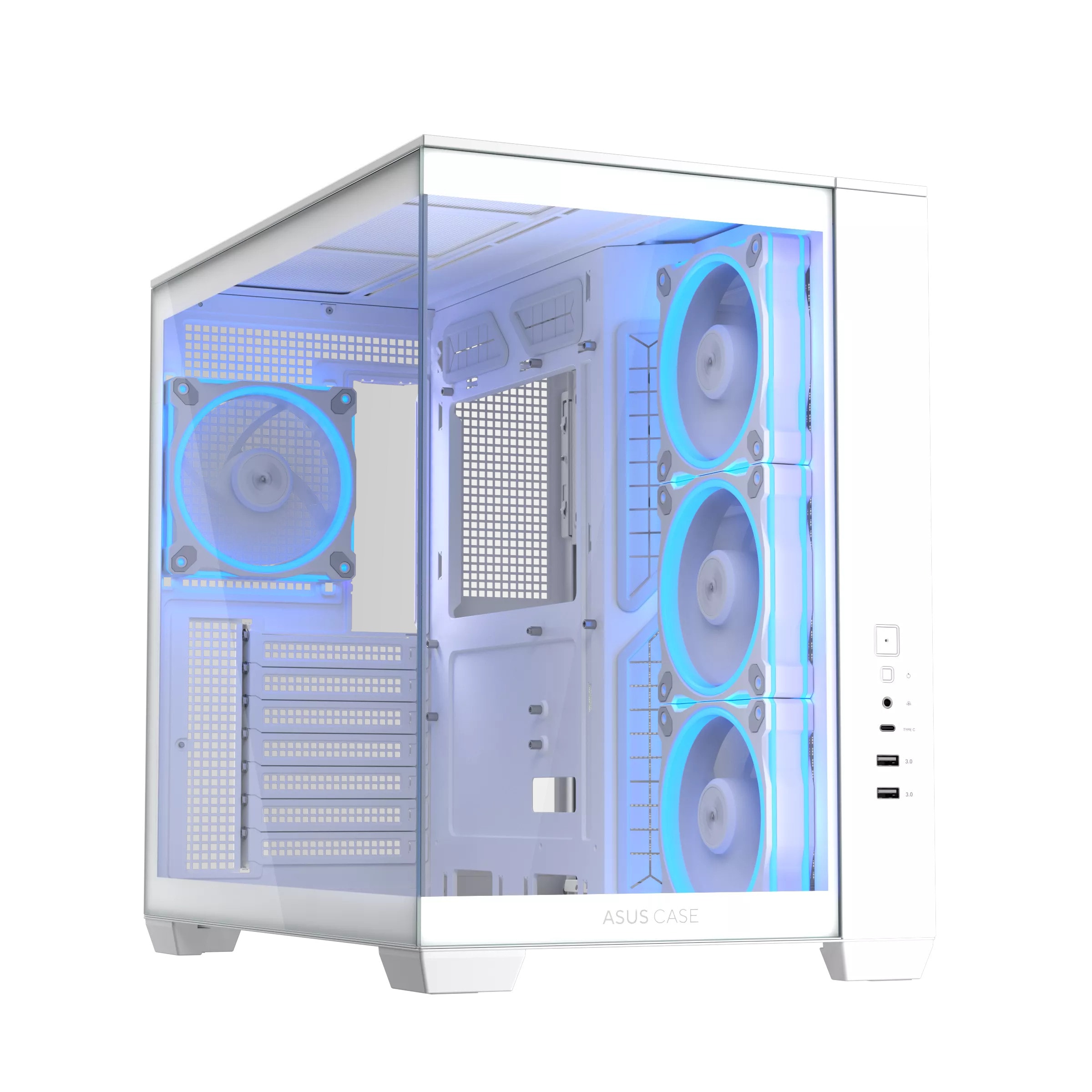 Asus A32 Plus Tg Argb Atx Midi-Tower Gaming Gehäuse Größe 10 Weiß