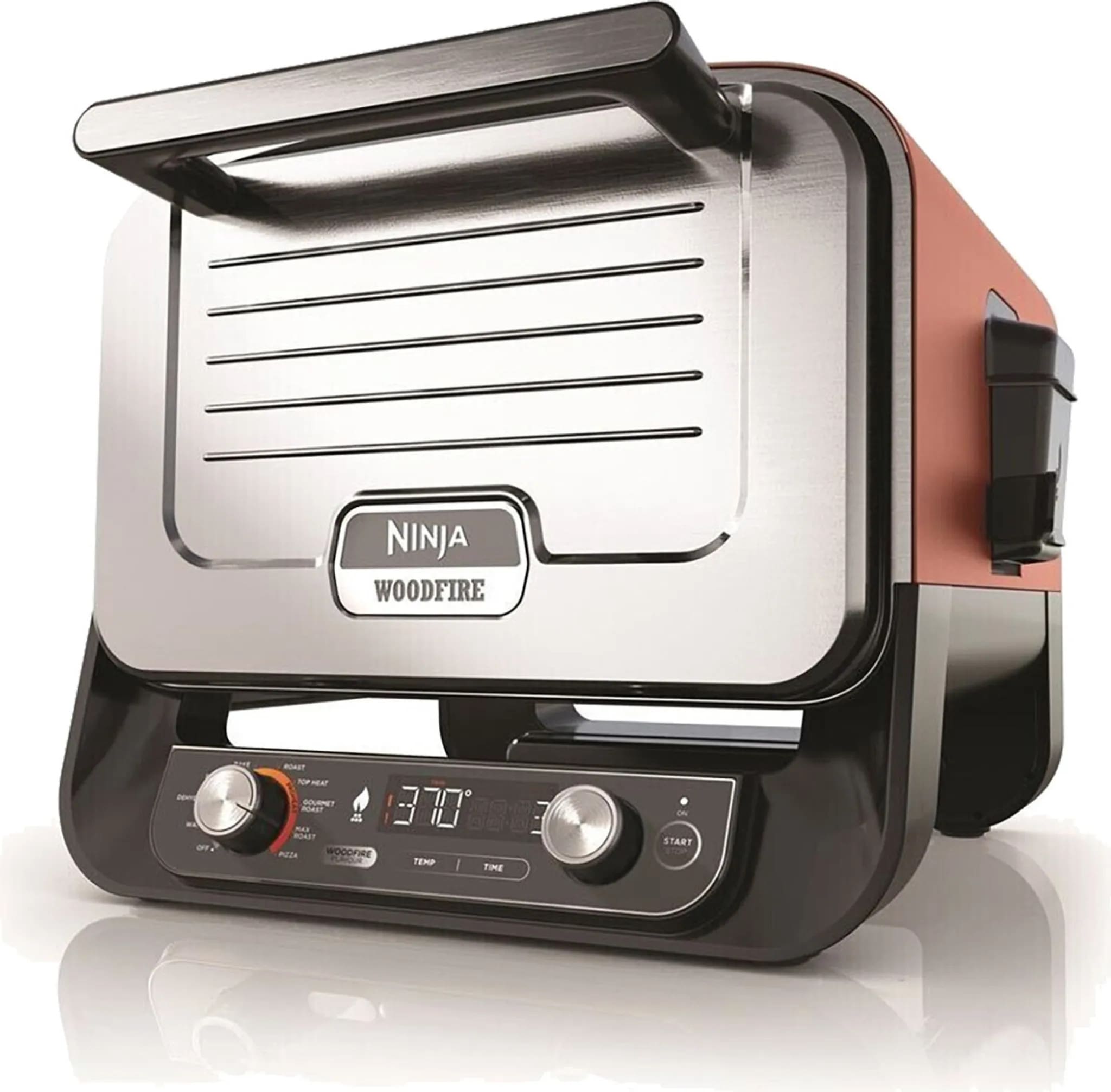SharkNinja Ninja OO101EU Woodfire Elektrischer Outdoor Pizzagrill & Smoker