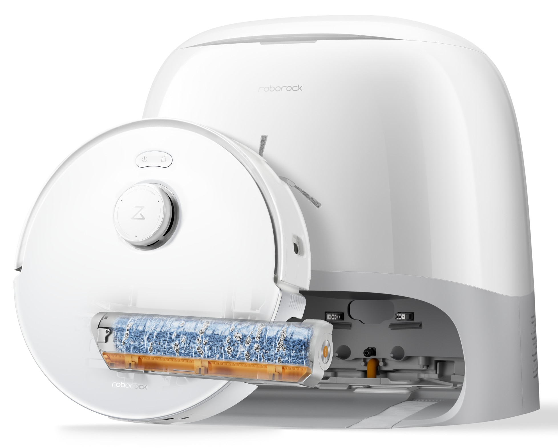Roborock Weiß Saugroboter "Qrevo Curv 2 Flowx, White", B:35,3Cm H:11,9Cm T:35,3Cm, Saugroboter, Automatische Teppichschutz‑Walzenklappe - Image 8