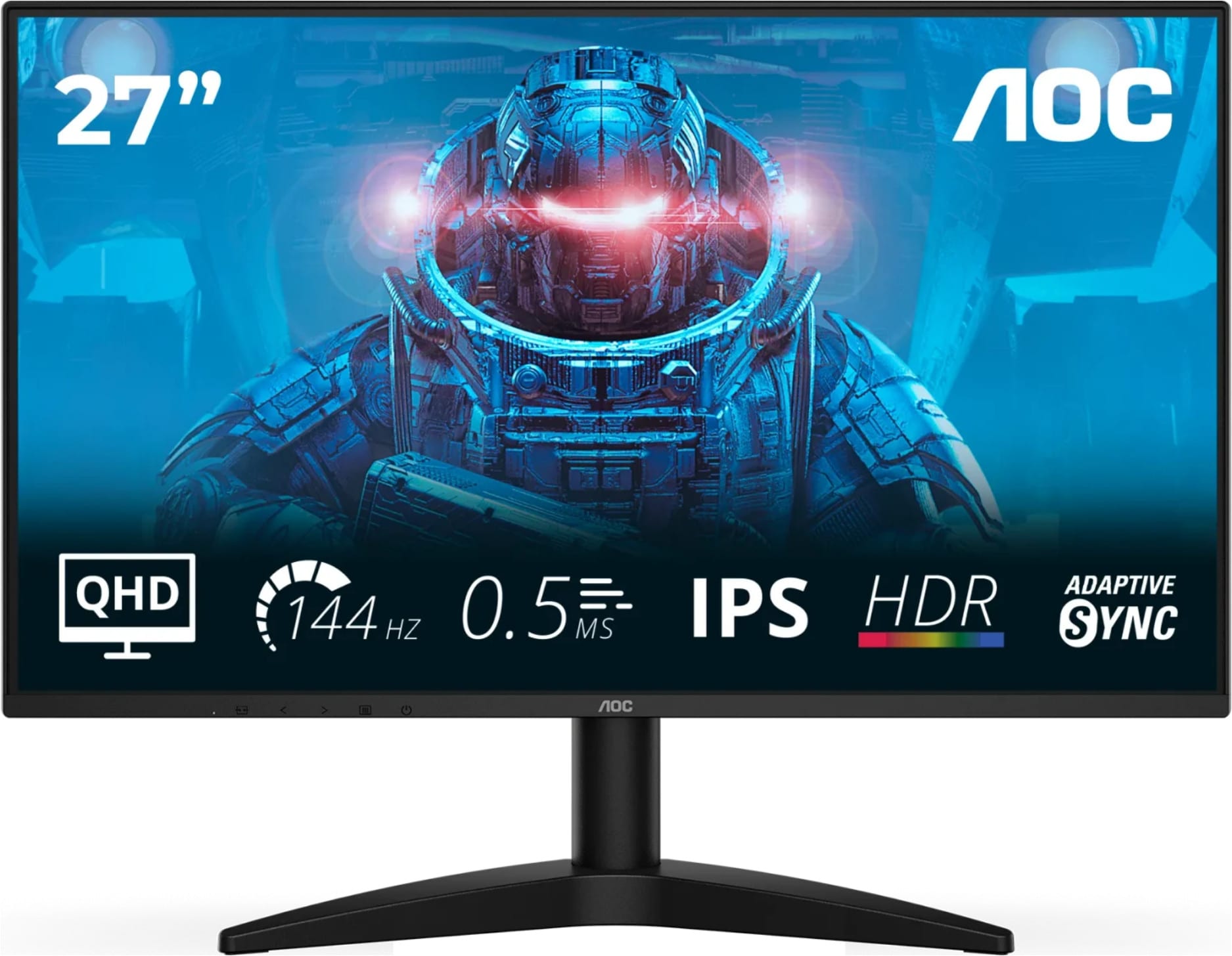 Aoc Monitor Q27b36x 27" Quad Hd 144Hz Ips 0 5Ms Hdr10 Adaptivesync - Bild 2