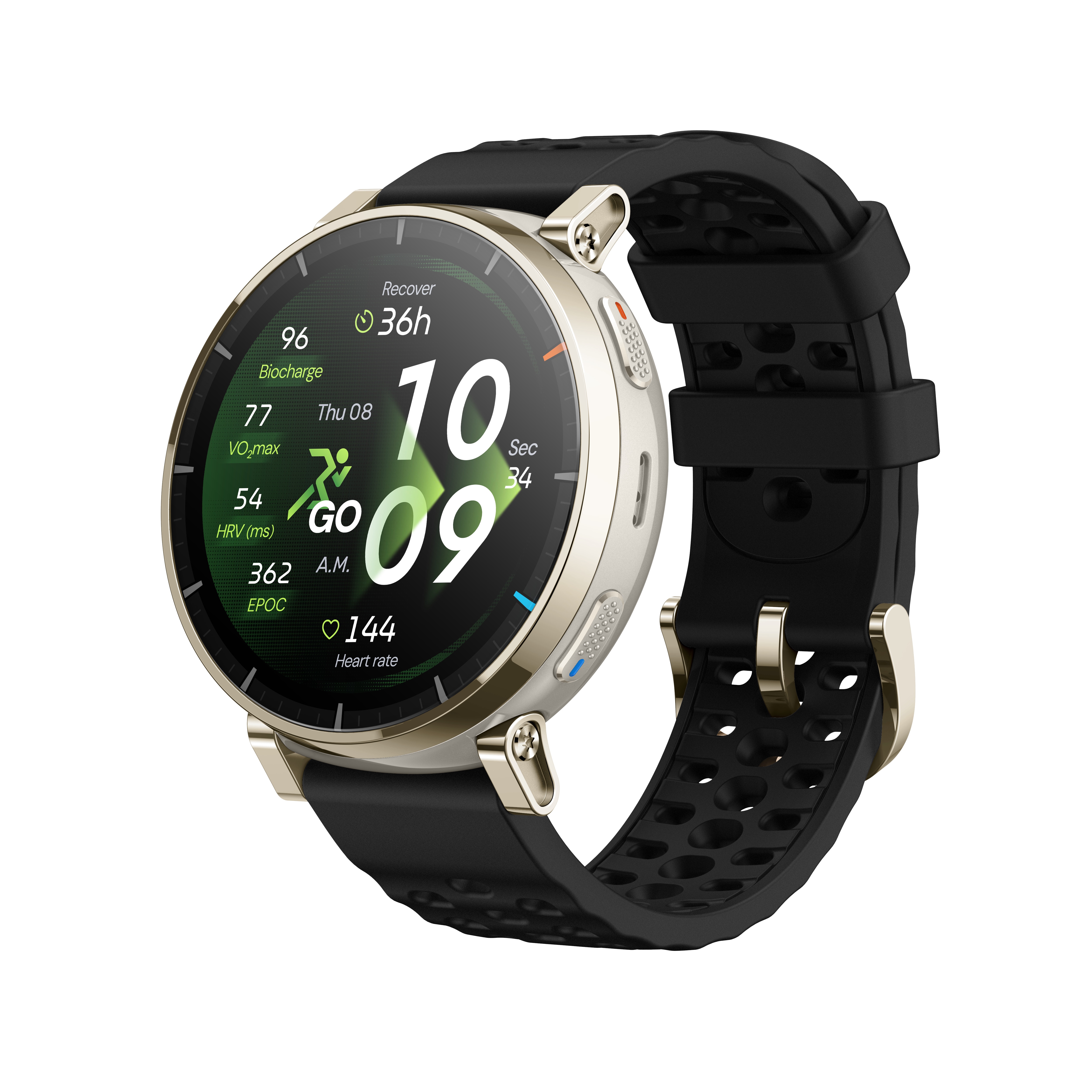 Amazfit Active 3 Premium 45mm Smartwatch GPS NFC HYROX Black
