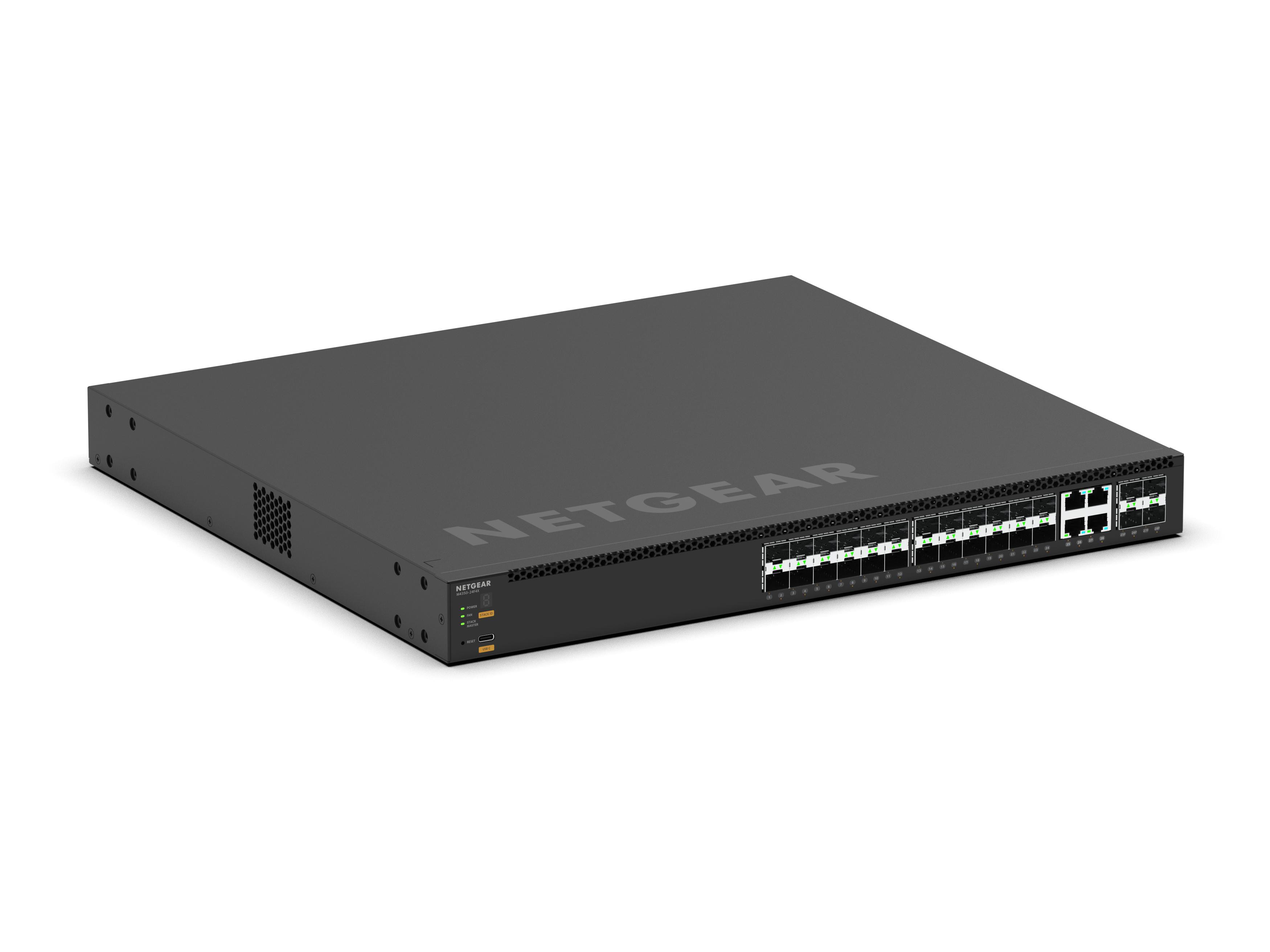 Image of NETGEAR M4350-24F4X (MSM4328F) 24x1G/2.5G SFP and 4x10G Combo Copper / SFP+ Managed Switch