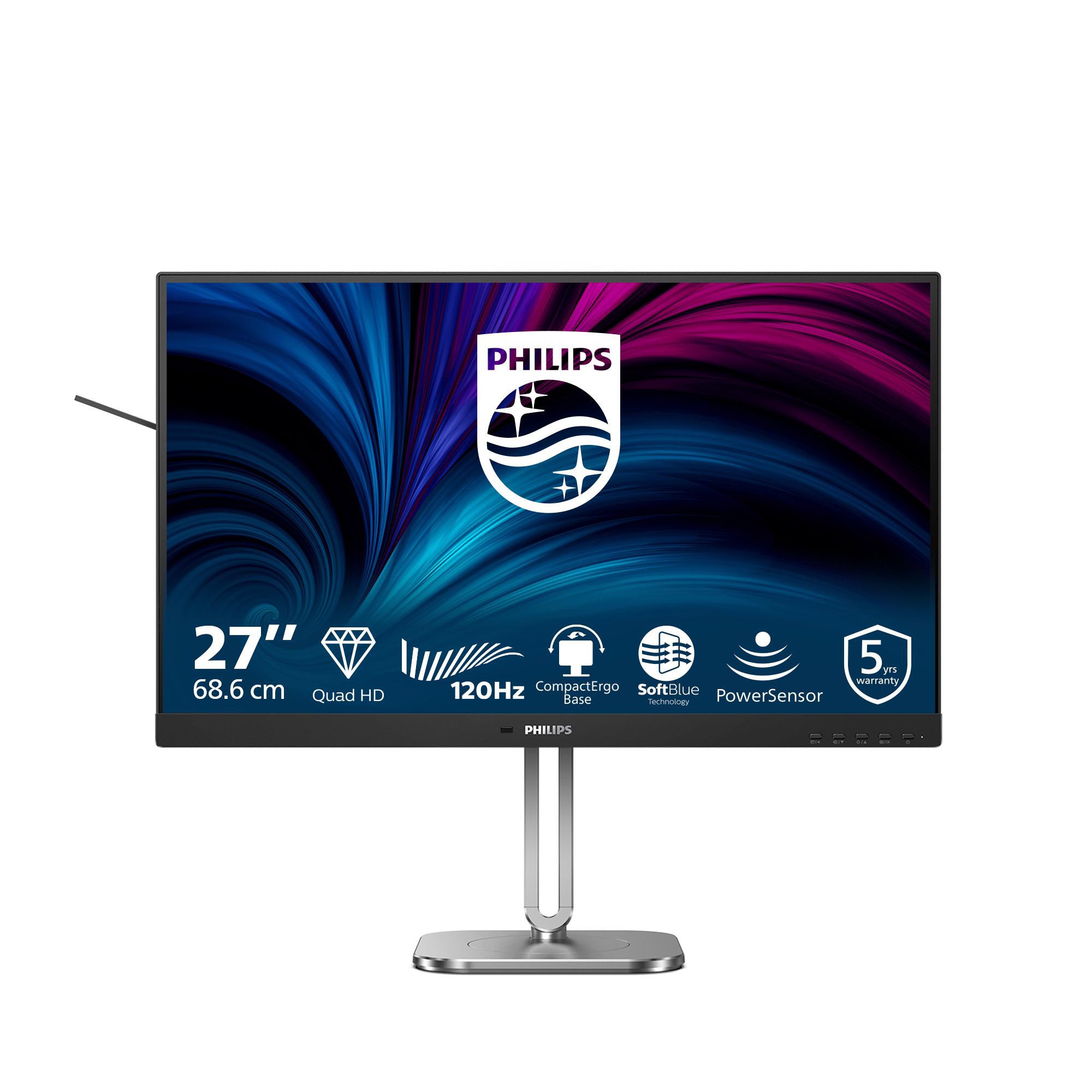 Philips Grau Monitor 27B2n4500/00 27" Quad Hd 2560X1440 120Hz Ips Softblue Usb 3.2 - Bild 2