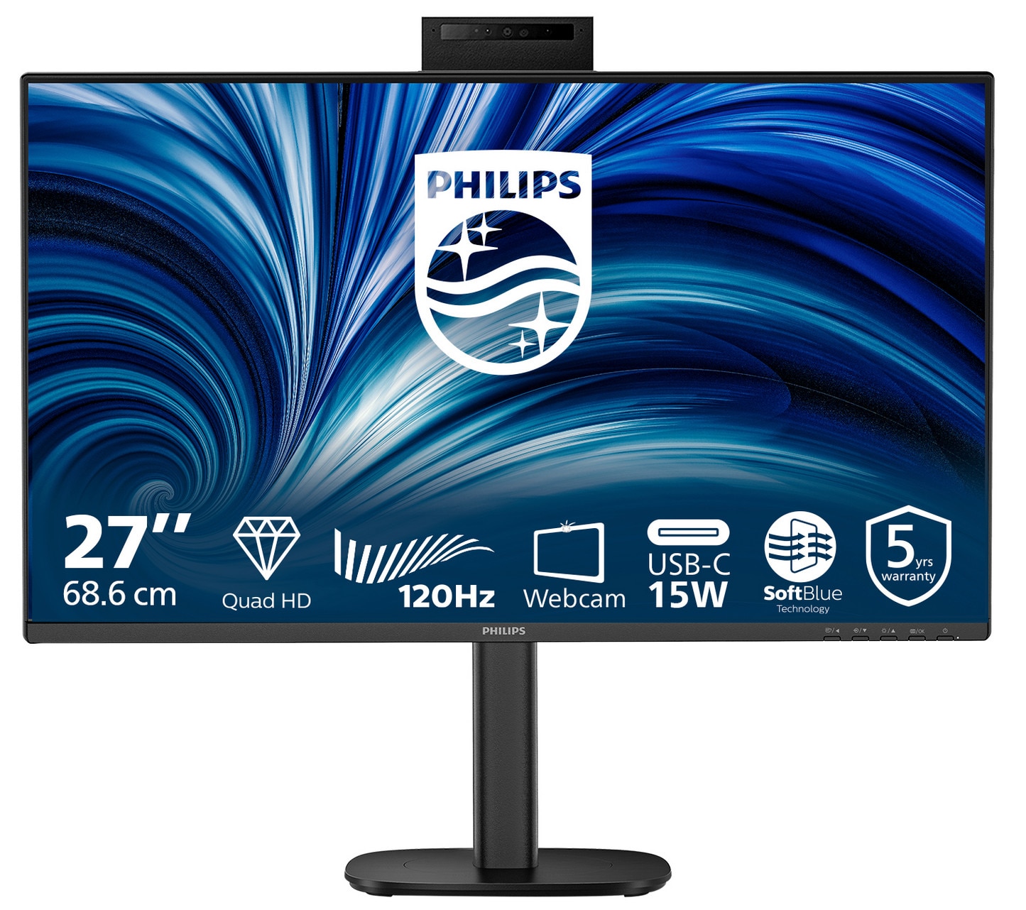 Philips 27B2n3500jh 27 Zoll Wqhd 16:9 120 Hz Monitor D 27B2n3500jh/00 - Bild 3