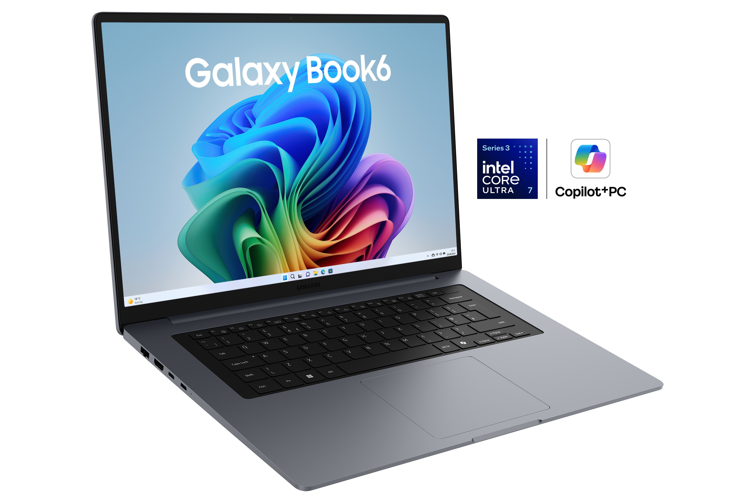 Samsung Galaxy Book6 16" Wuxga+ Ultra 355 16Gb/1Tb Ssd Win11 Größe 7 Grau