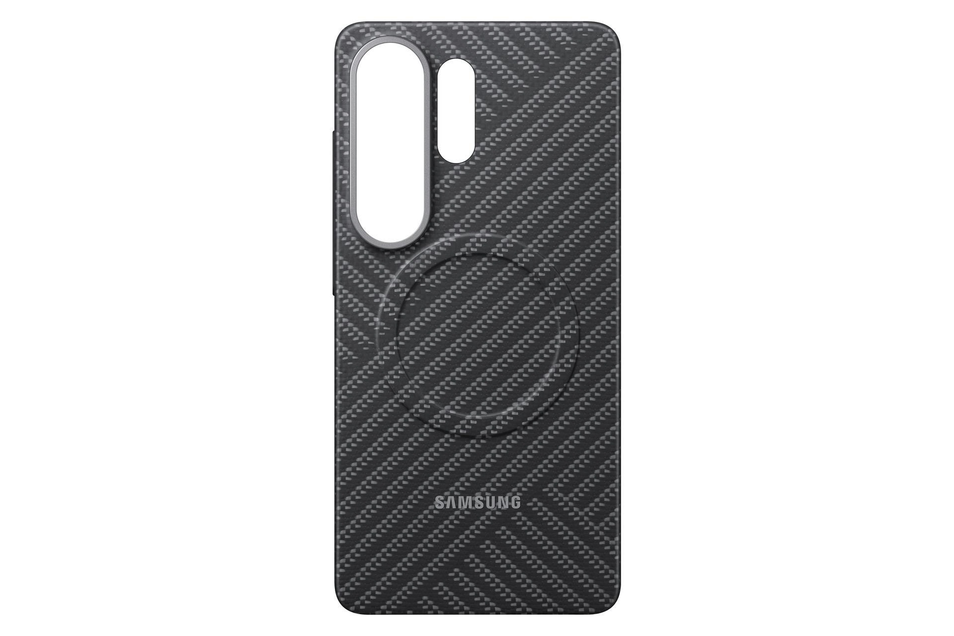 Samsung Ef-Ks948 Carbon Magnet Case Für Galaxy S26 Ultra Dark Gray Dunkelgrau