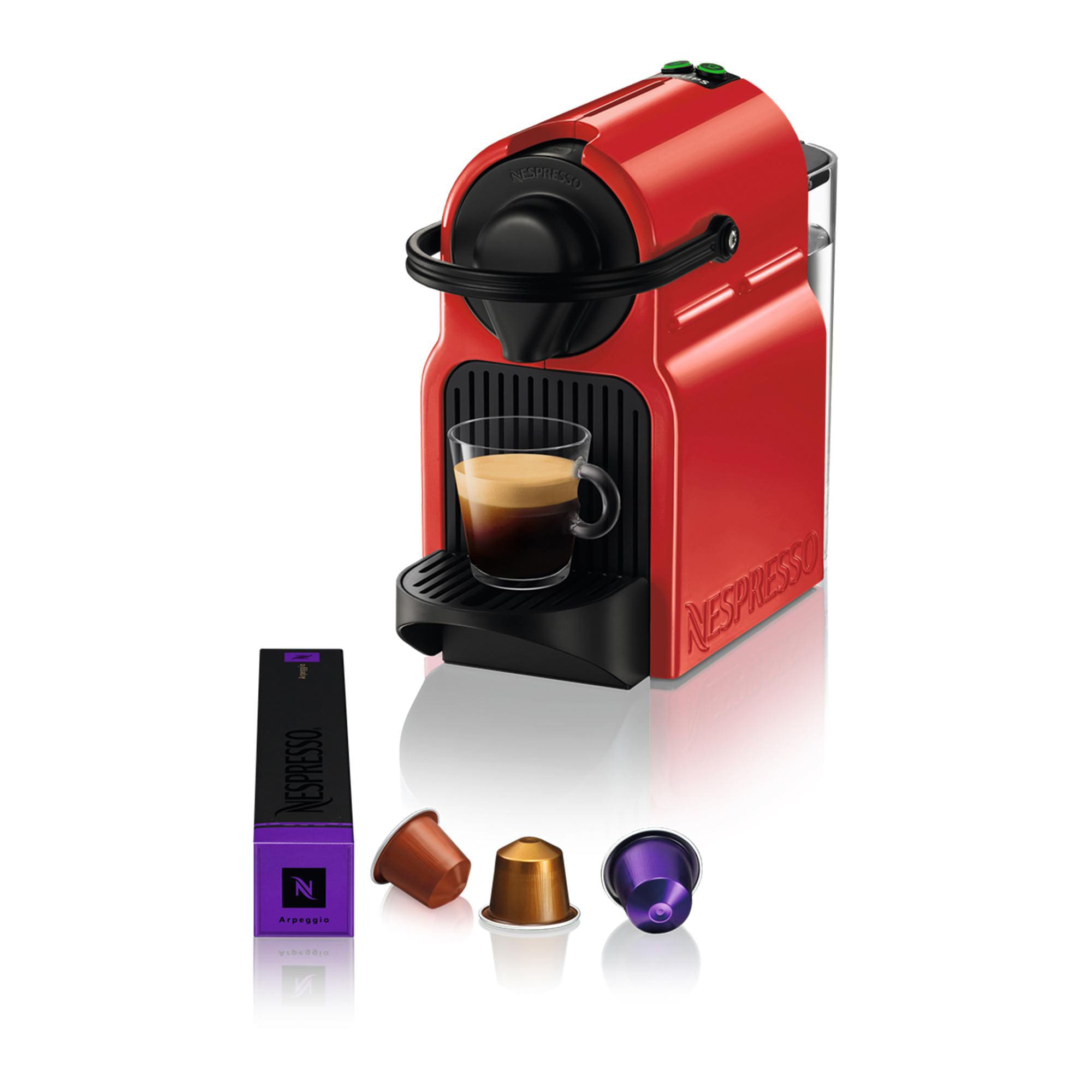 Krups Kapselmaschine Nespresso Inissia Von Größe 2 Rot