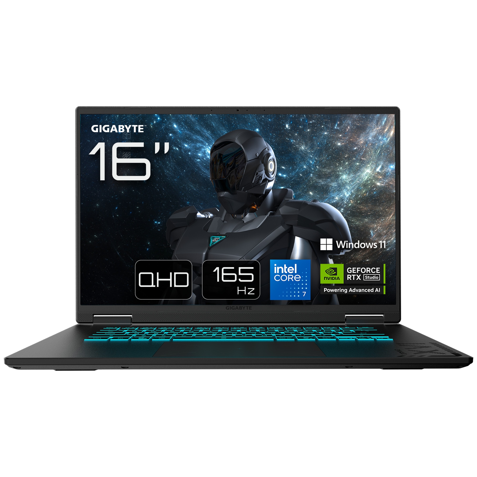 GIGABYTE GAMING A16 PRO DYHG5DECC4SH - 16" QHD 165 Hz Display, Intel Core 7 240H, 32GB RAM, 1TB SSD, NVIDIA GeForce RTX 5080, Windows 11 Home - Image 3