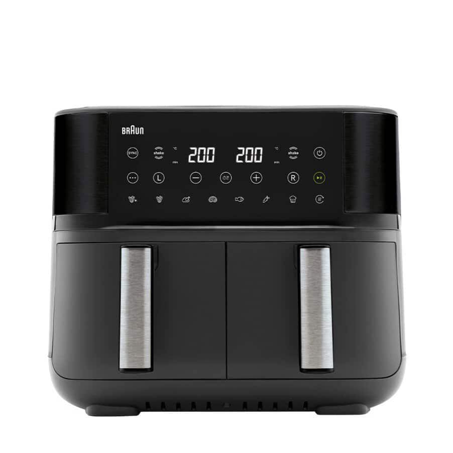 Braun TwinCook 3 Heißluftfritteuse TD 3030I BK Schwarz TD3030I-TD3030IBK - Bild 6