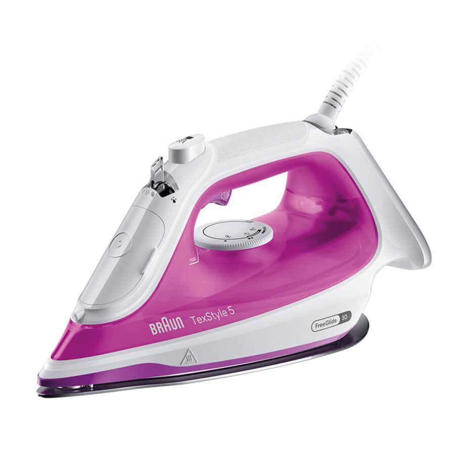Braun Texstyle Dampfbügeleisen Si 5225 Pu 2500 W Weiß/Pink Größe 5 Violett