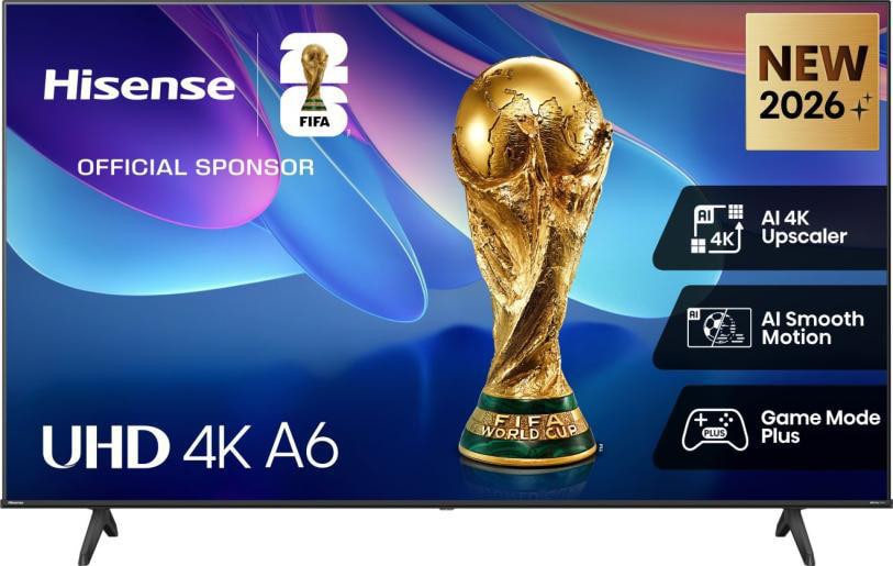 Hisense Schwarz 58A6s 58 Zoll 4K Uhd Smart-Tv Homeos U9.5 Dolby Vision Hdr Game Mode Plus Alexa Integriert - Bild 2
