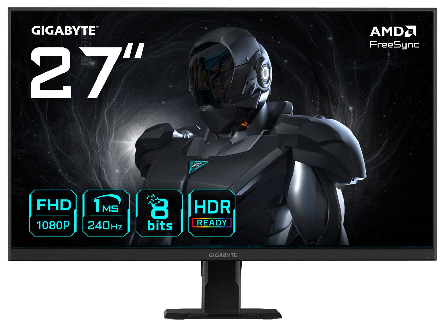 Gigabyte Gs27f2 Zoll Full Hd Ips Gaming Monitor 240Hz 16:9 Dp/Hdmi Größe 27 Schwarz - Bild 5