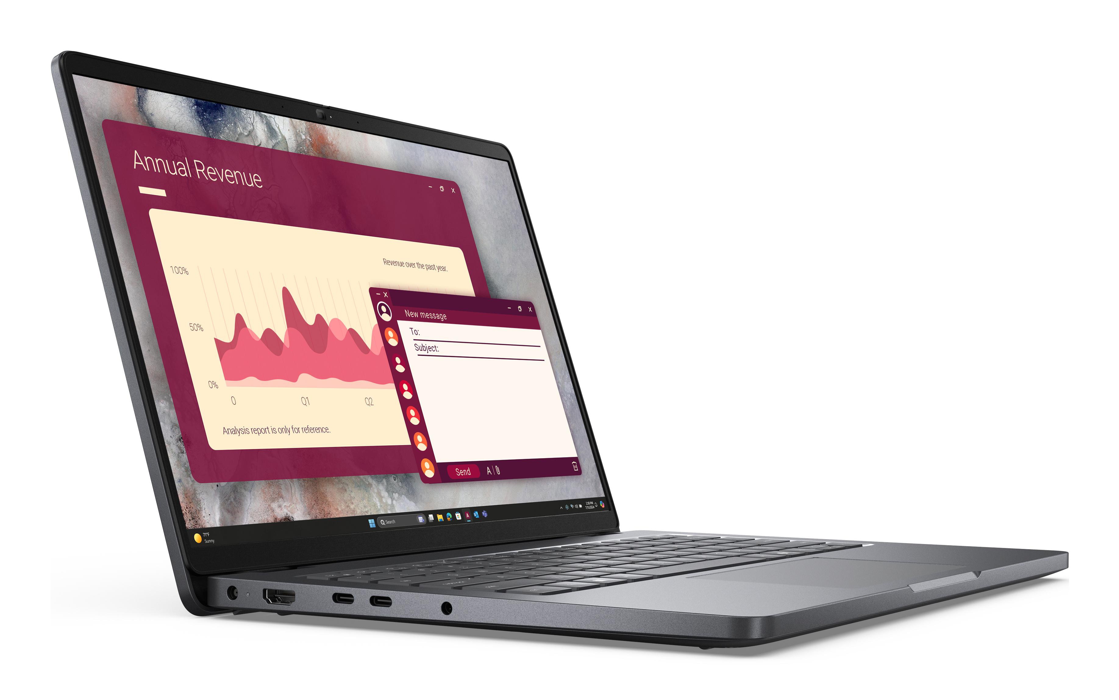 Dell Pro Pc14250 14" Fhd+ Core U5 225U 16Gb/512Gb Ssd Win11 Pro Größe 14 Schwarz
