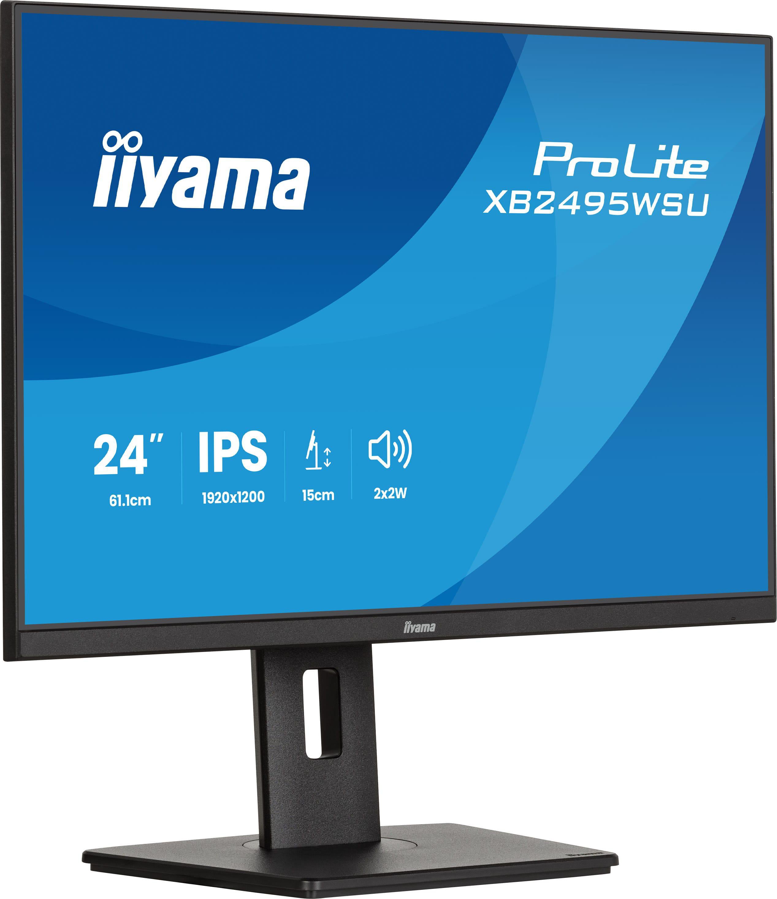 Image of 24" iiyama ProLite XB2495WSU-B1 - LED monitor