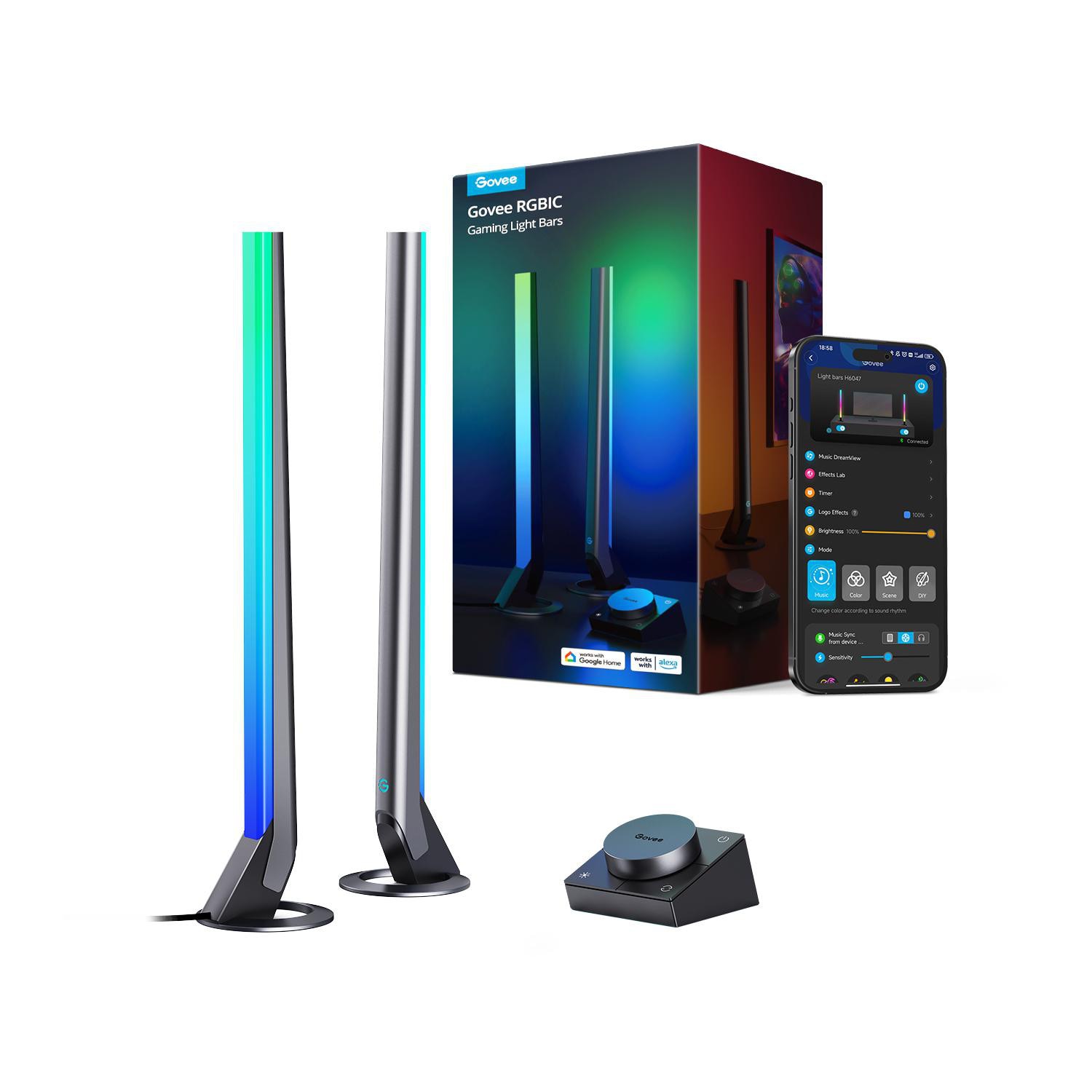 Govee H6047381 Smart Gaming Light Bars