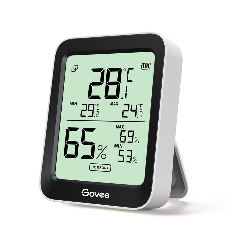 Govee Wifi Thermometer Hygrometer Mit Display Größe 40 Weiß