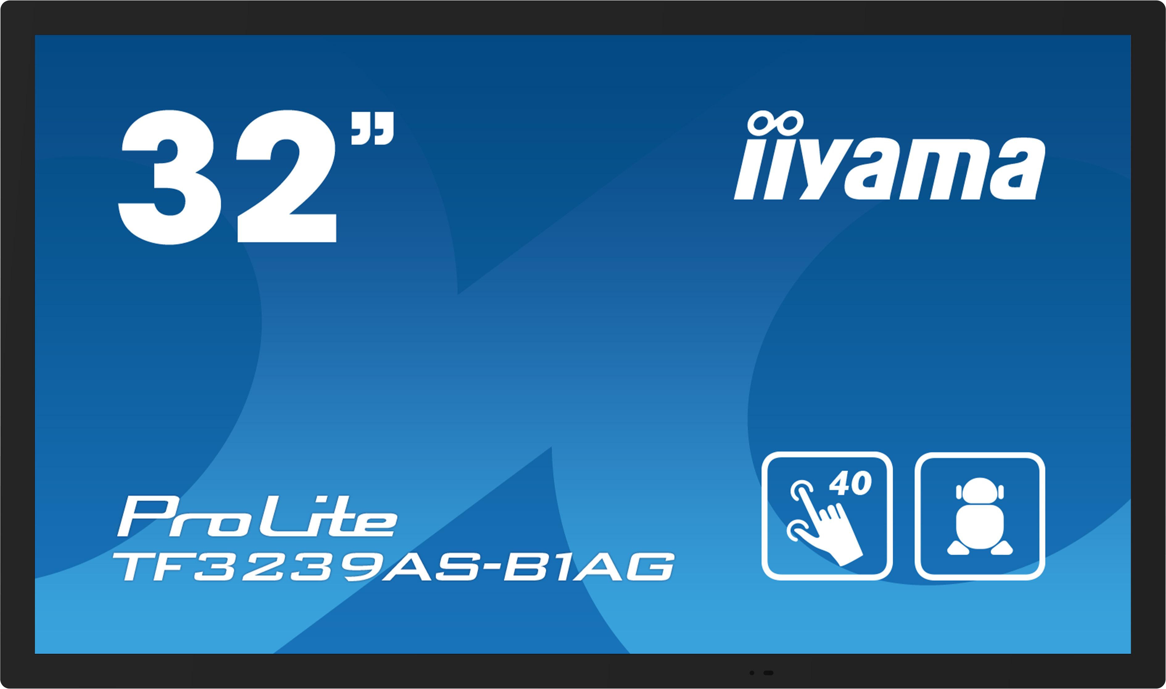 iiyama ProLite TF3239AS-B1AG 32 Class 315 viewable LED-backlit LCD display - Full HD - for digital signage - Bild 5