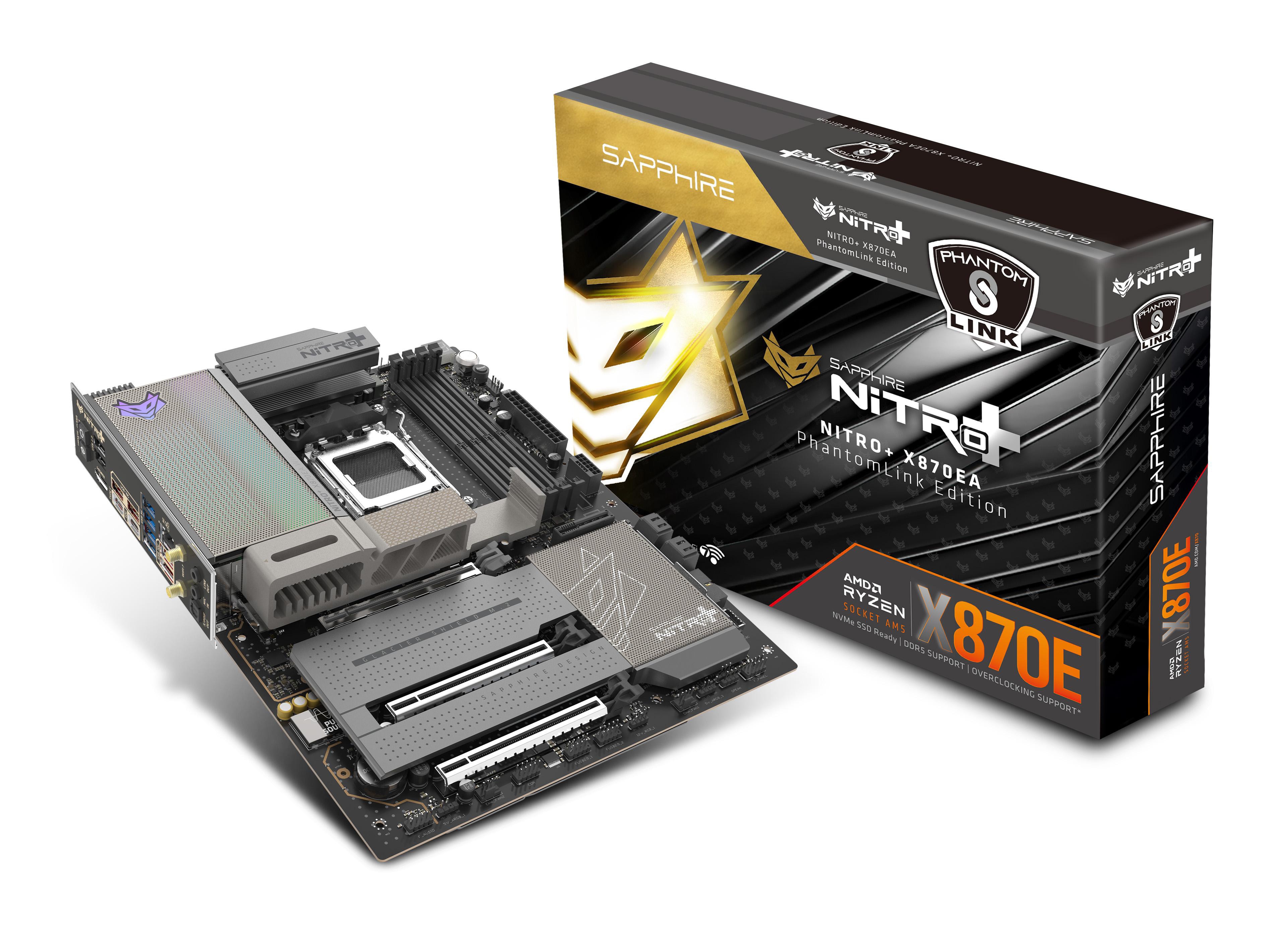Sapphire Nitro+ X870ea Wifi7 Phantomlink Atx Mainboard - Sockel Am5 52122-01-40G - Bild 3